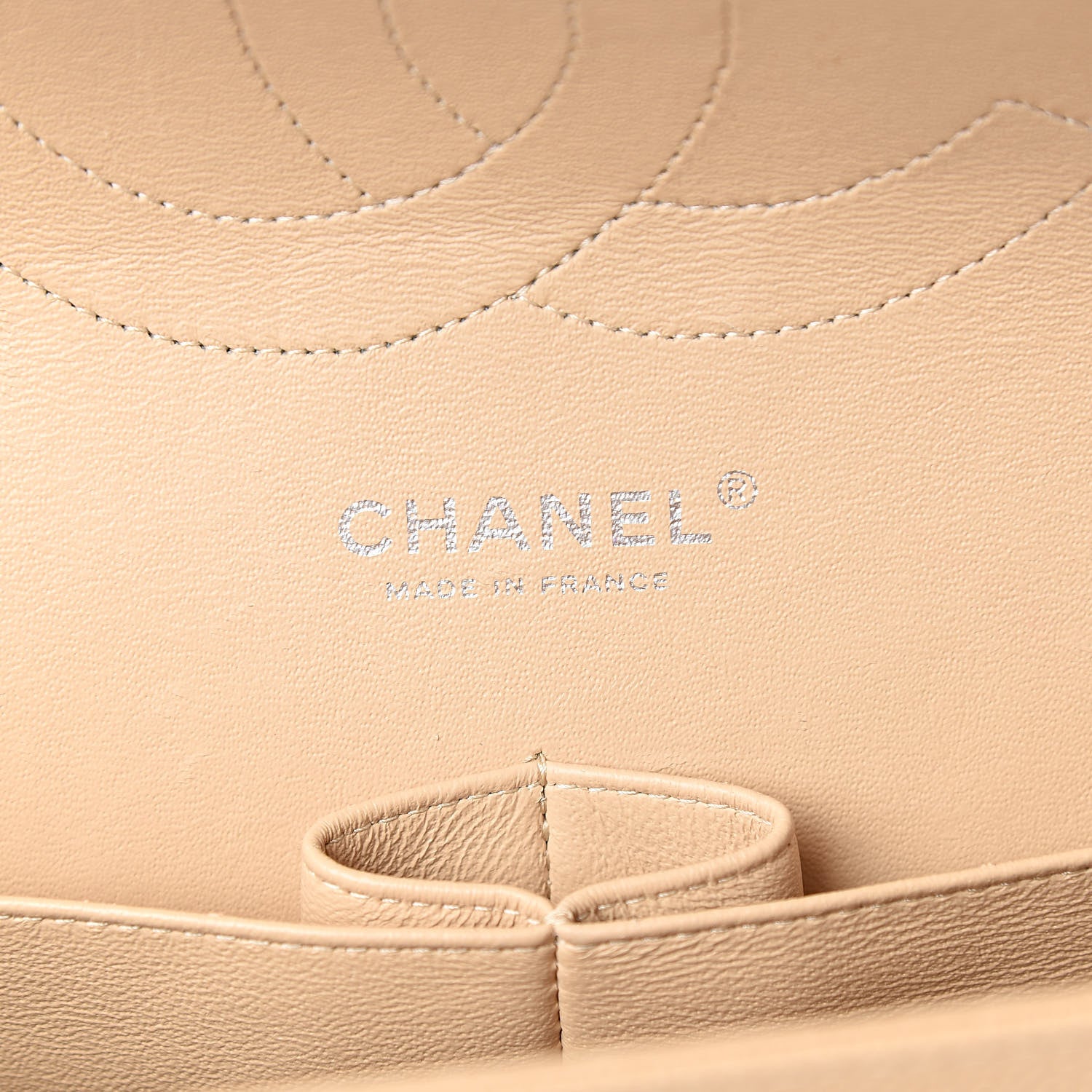 Chanel Caviar Quilted Jumbo Double Flap Beige 6 of 10