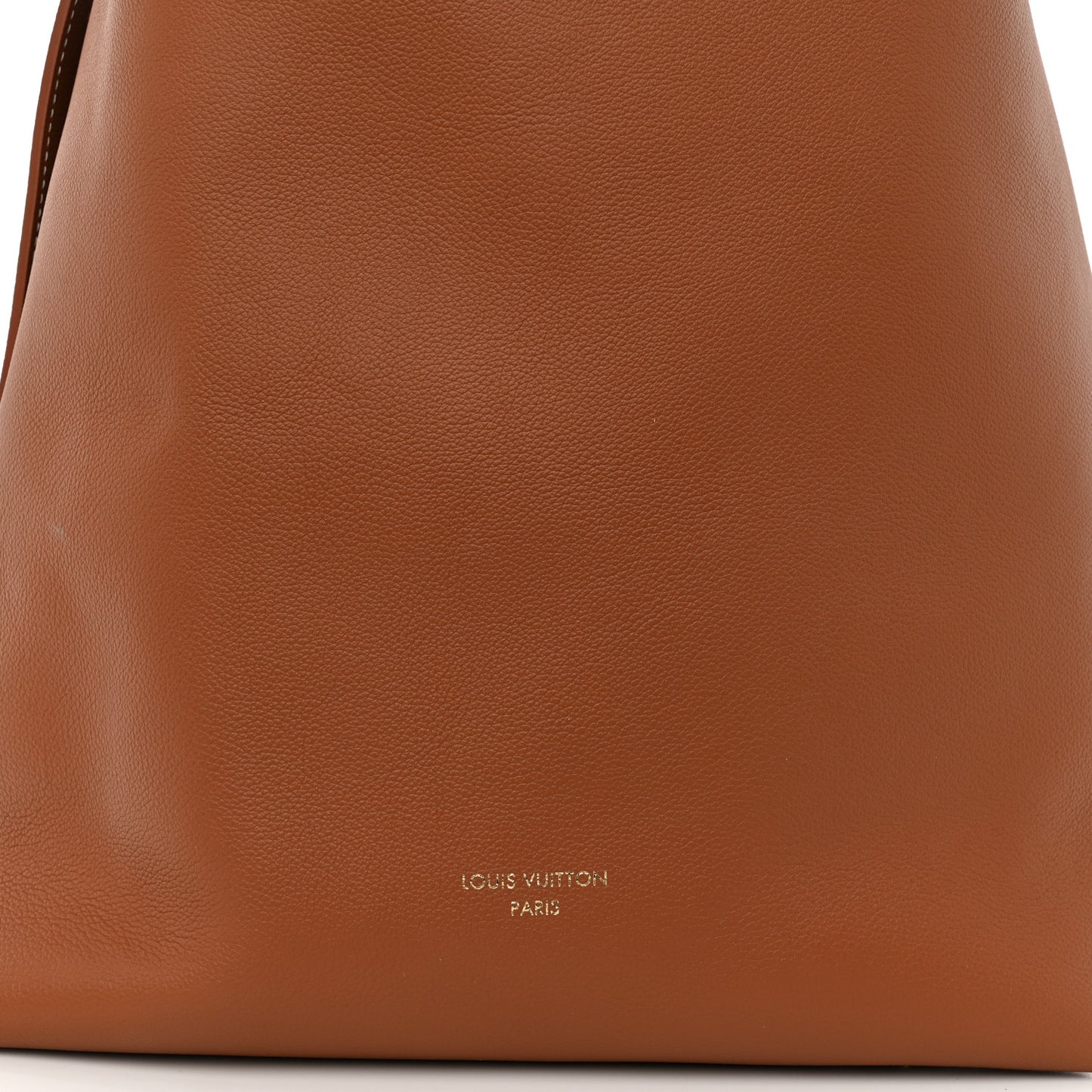 Grained Calfskin Low Key Hobo MM Cognac