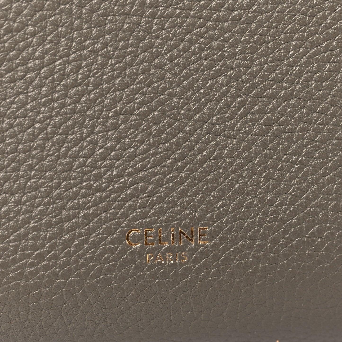 Soft Grained Calfskin Small Sangle Bucket Bag Taupe