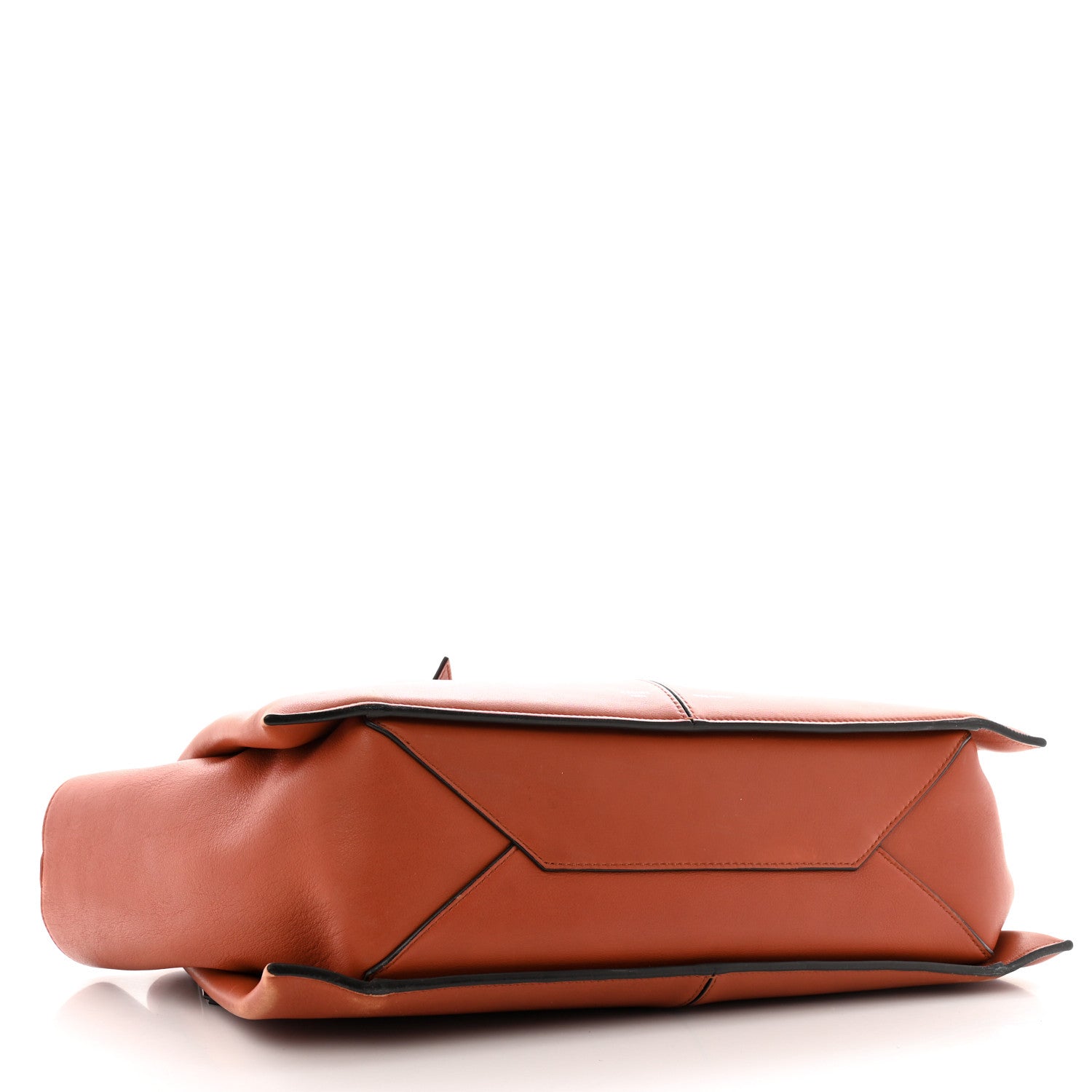 Celine Calfskin Medium Tri-Fold Bag Brick 4 of 13