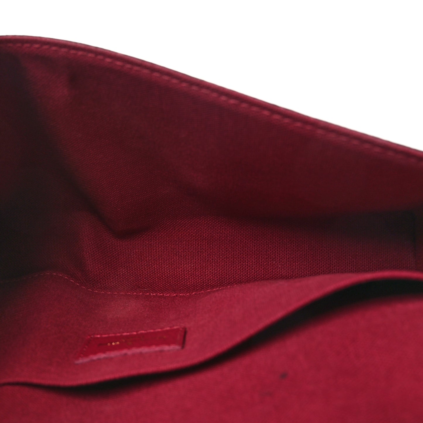 Monogram Pochette Felicie Chain Wallet Fuchsia