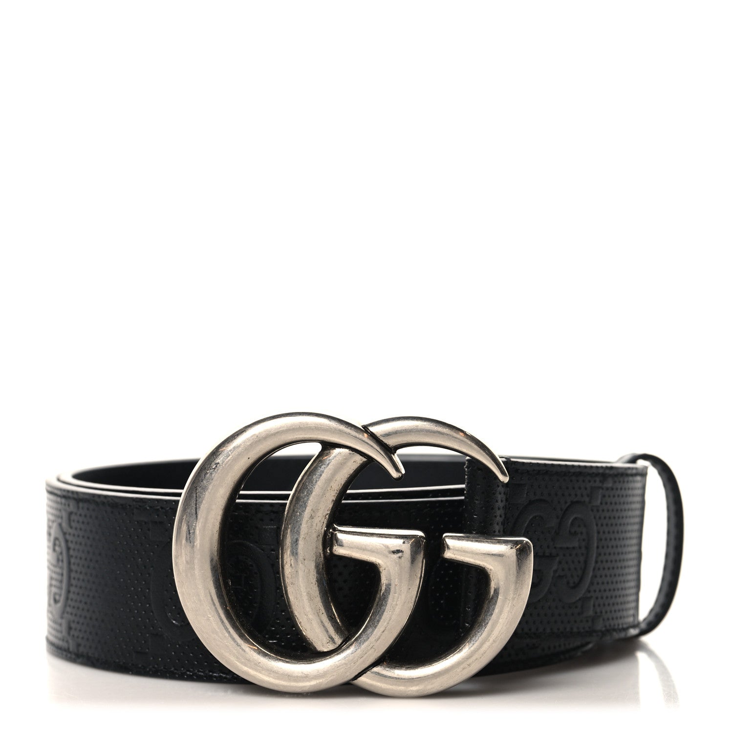 Authentic Gucci GG Blondie Belt Gucci GG Supreme Monogram Textured Dollar Calfskin Blondie  main image 4