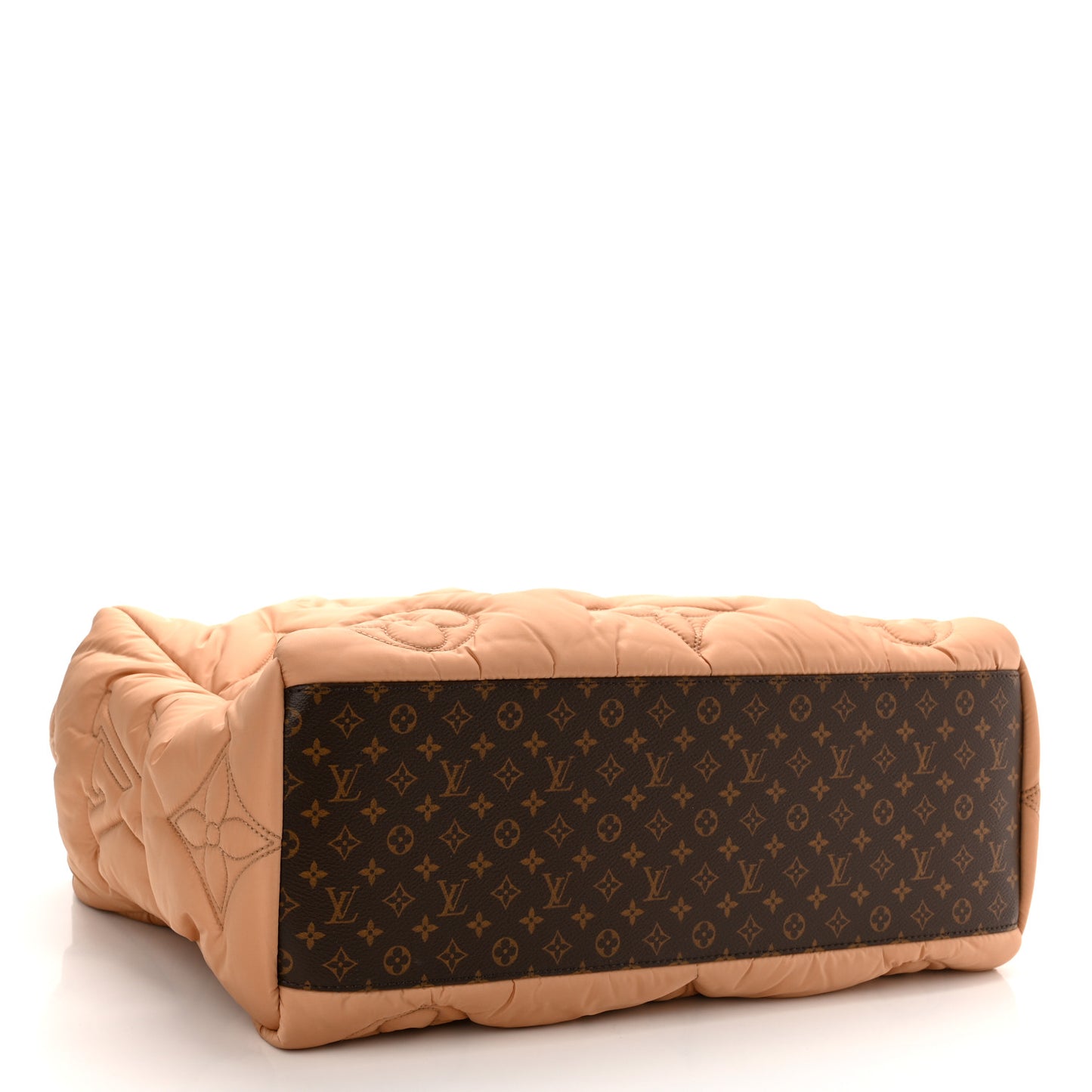 Econyl Monogram Pillow Giant Onthego GM Beige