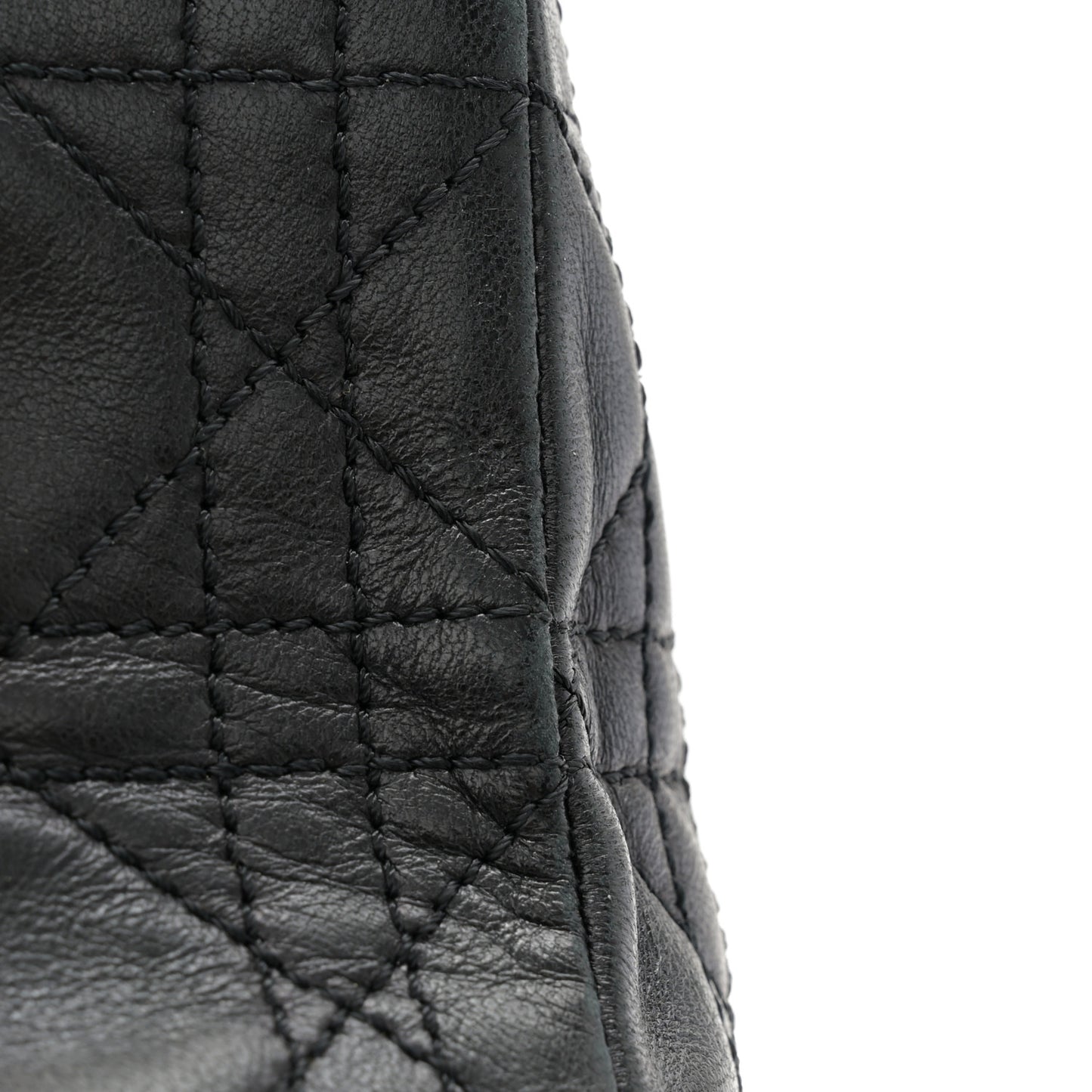 Lambskin Cannage Medium Lady Dior Black