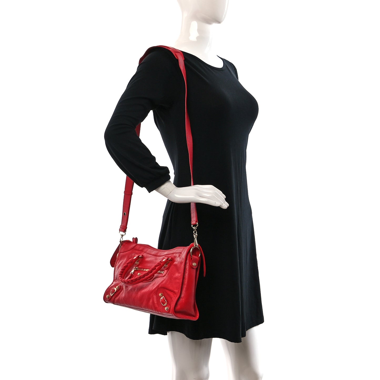 Agneau Giant 12 Gold Hardware S City Rouge Cardinal