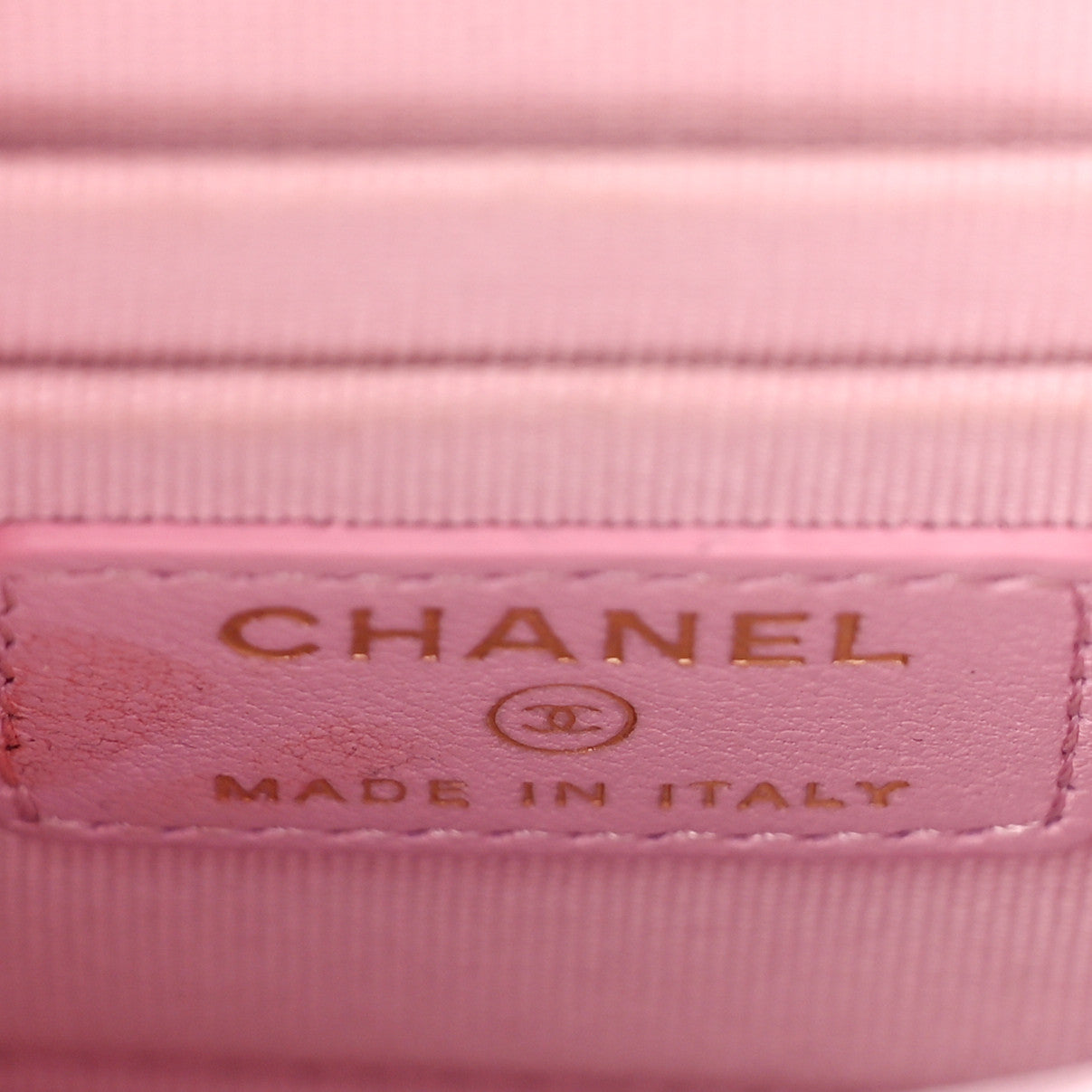 Lambskin Quilted Mini Trendy CC Clutch With Chain Light Pink
