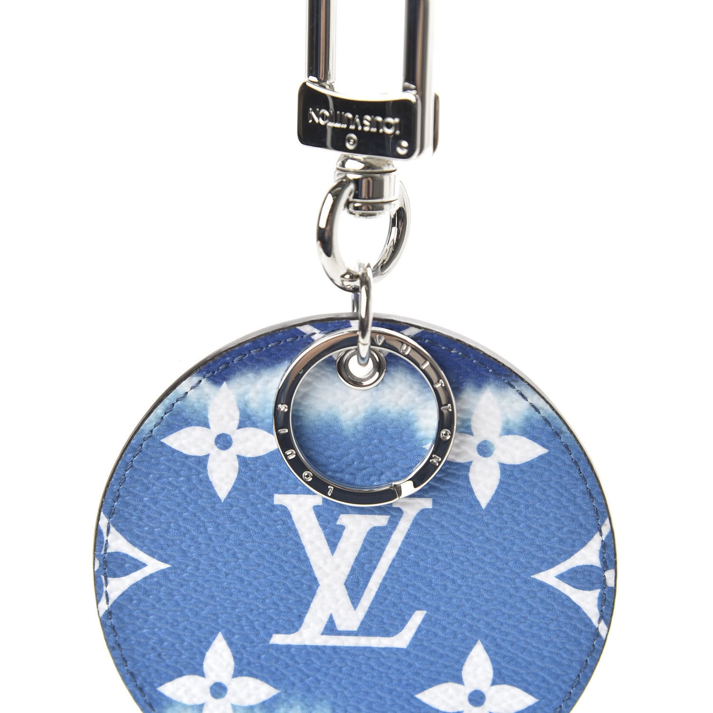 Monogram Escale Bag Charm Key Holder Blue