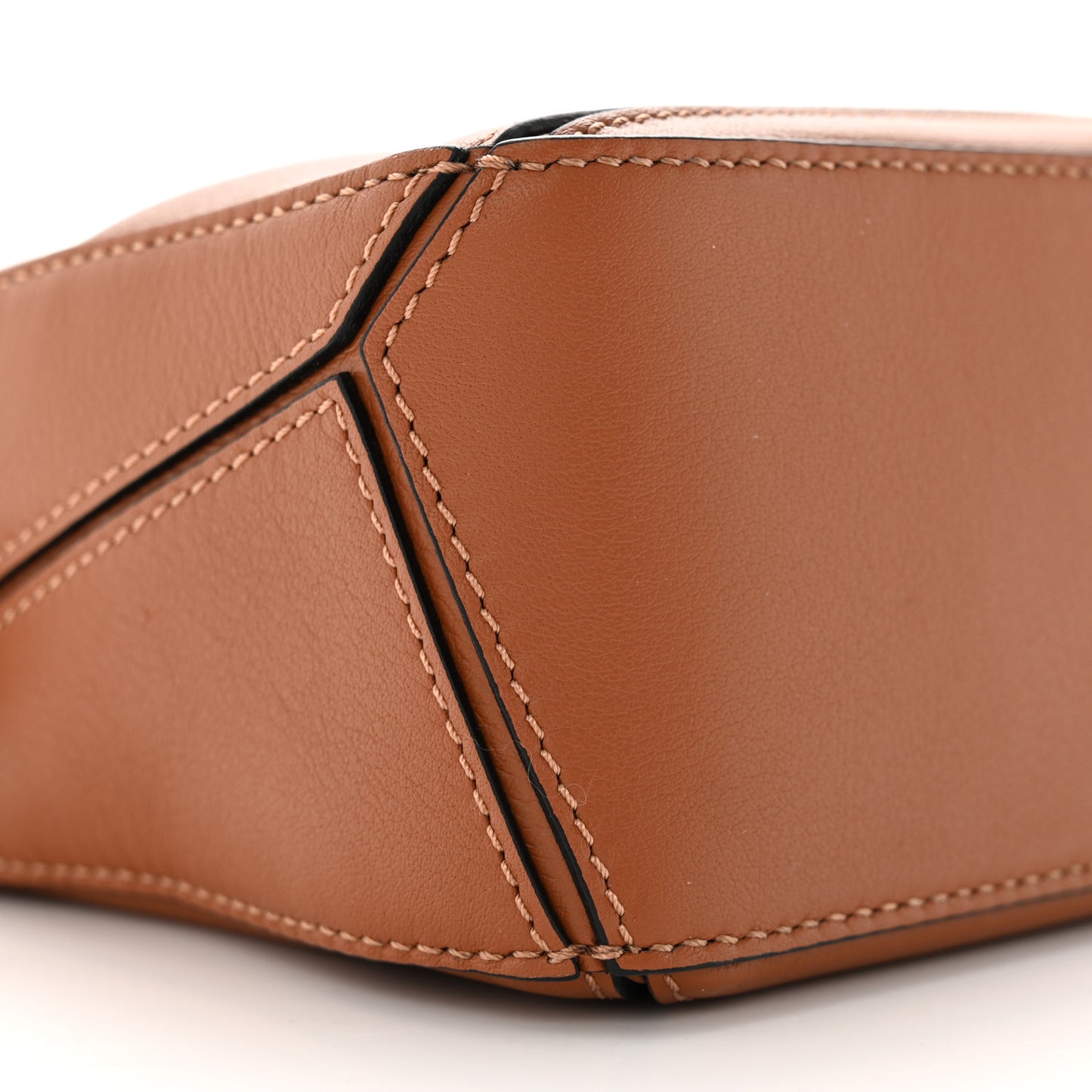 Calfskin Mini Puzzle Bag Tan
