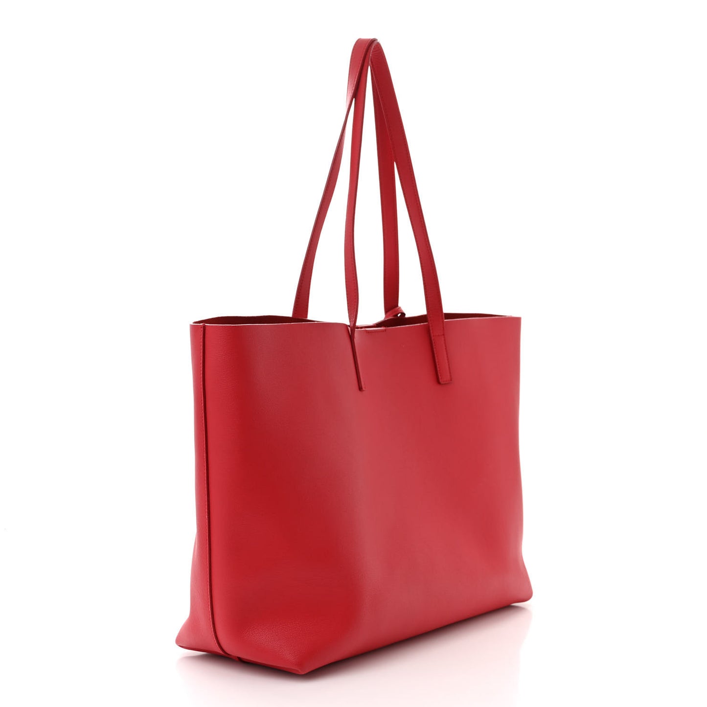 Calfskin Large Shopping Tote Rouge Eros
