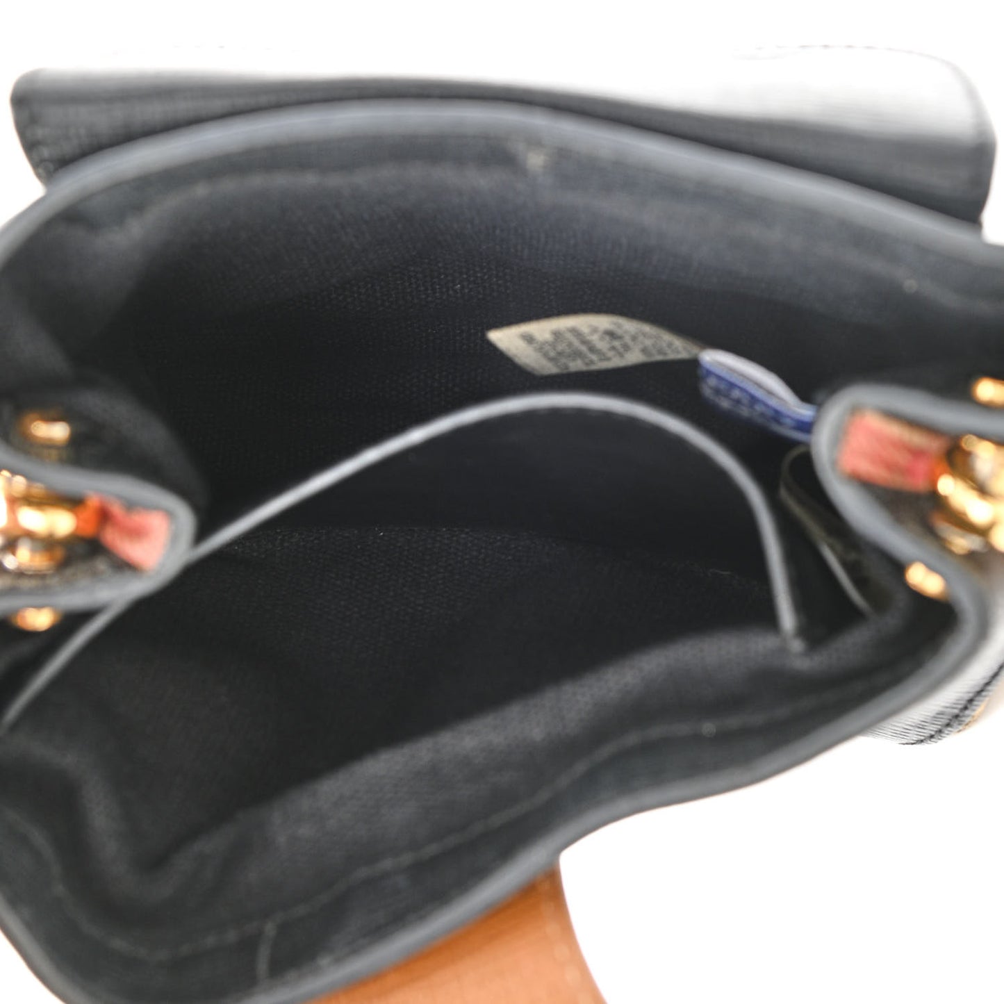 Suede Small Square Buckle Belt Bag Black