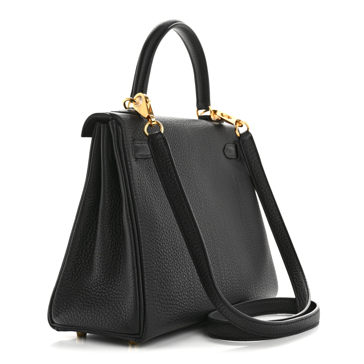 Hermes Togo Kelly Retourne 25 Black 3 of 11