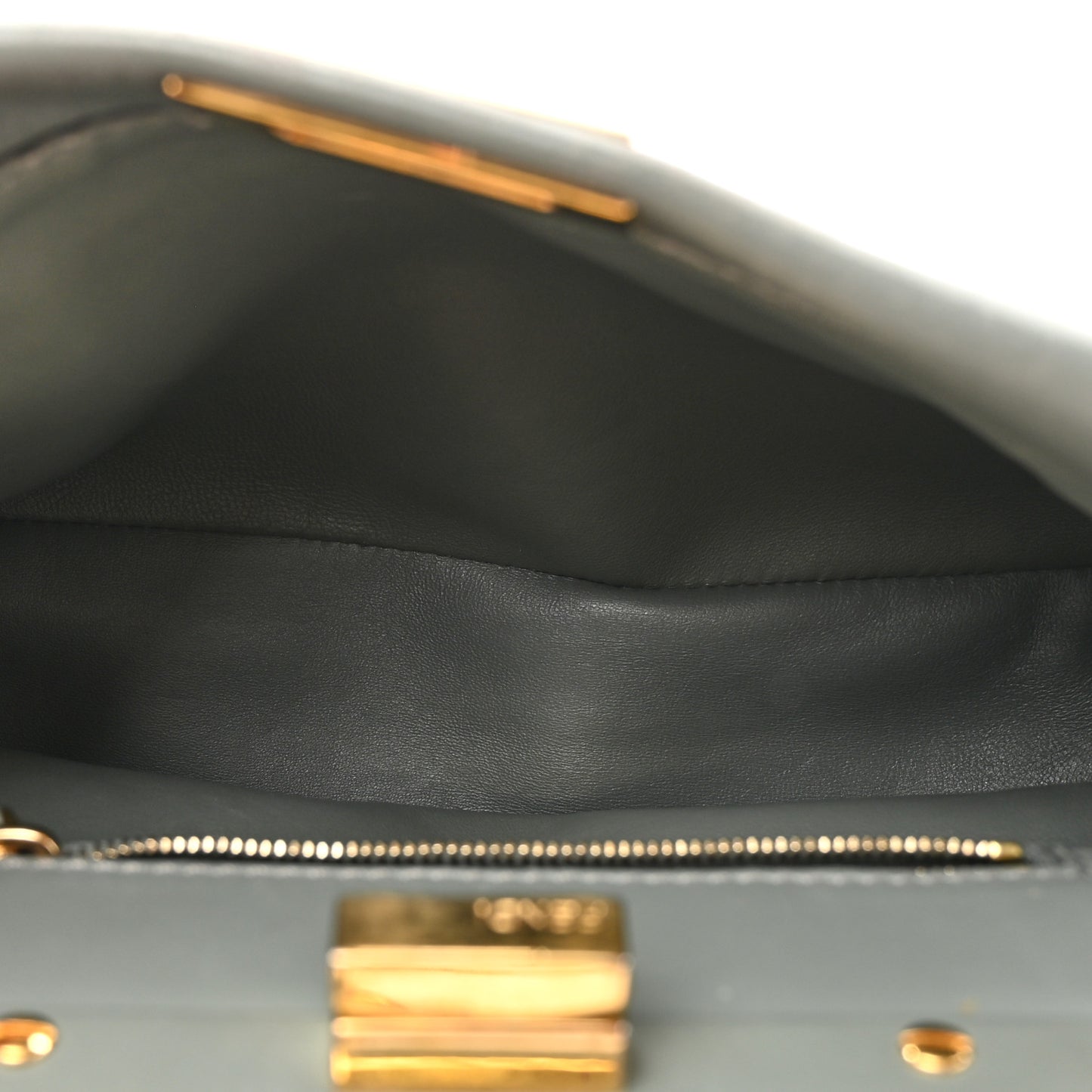 Nappa Mini Peekaboo Iconic Satchel Fumo