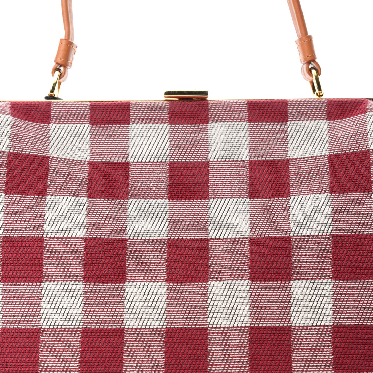 Checker Canvas Elegant Bag Flamma
