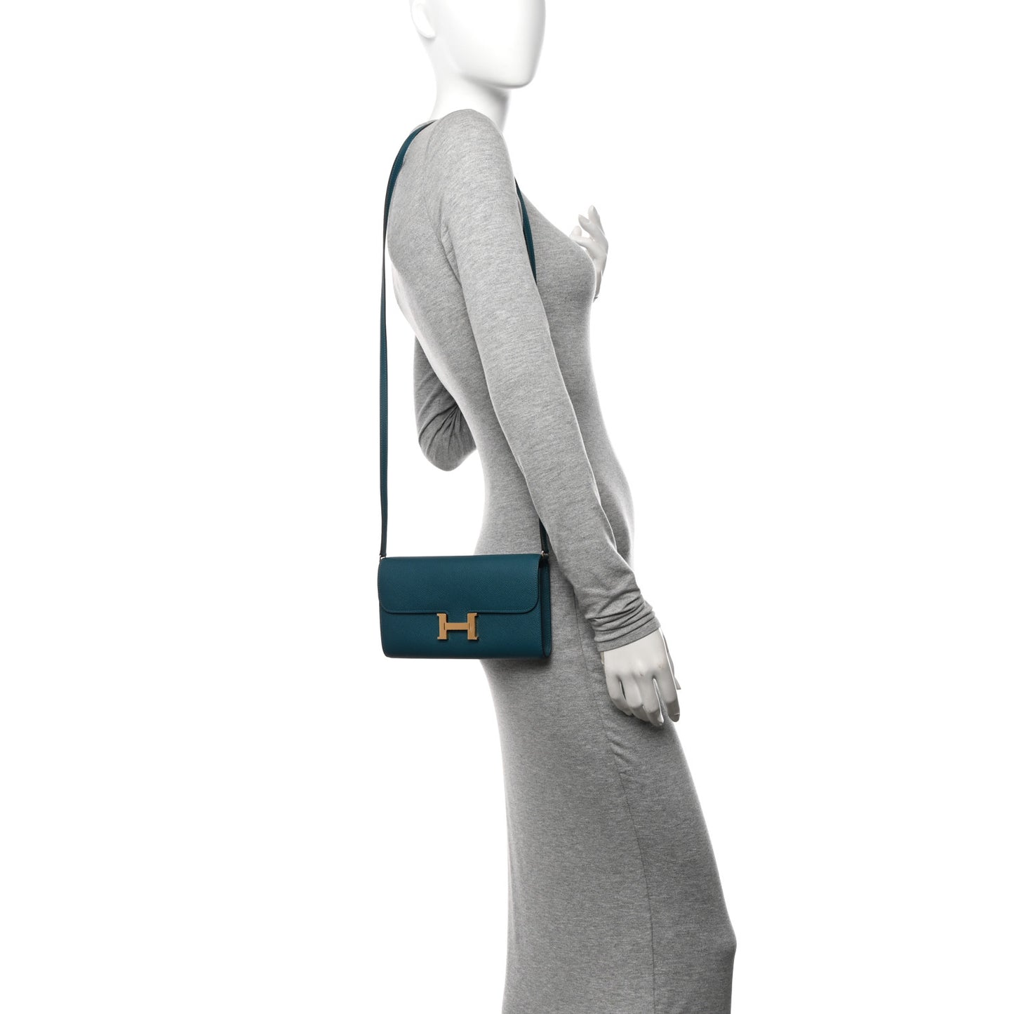 Epsom Constance Long Wallet To Go Vert Bosphore
