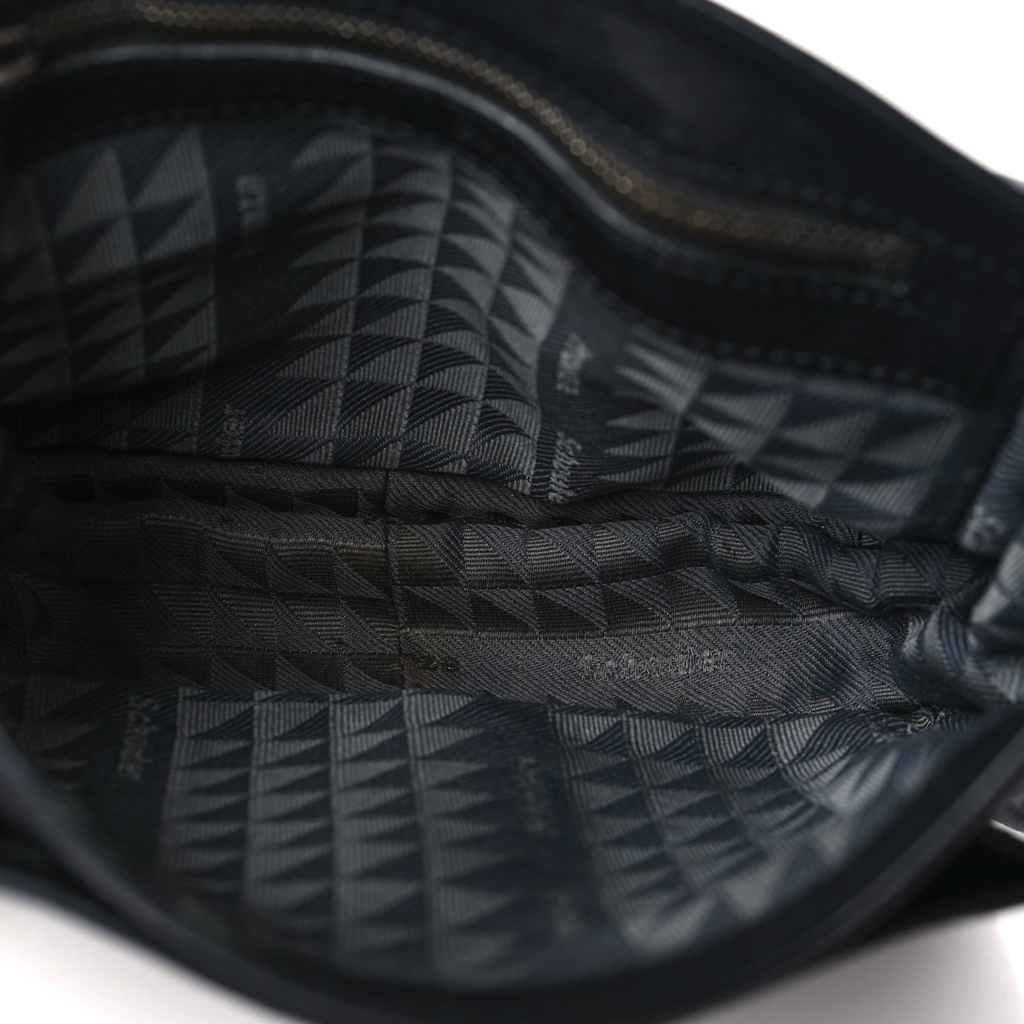 Lambskin Fringe PS1 Crossbody Pouch Black