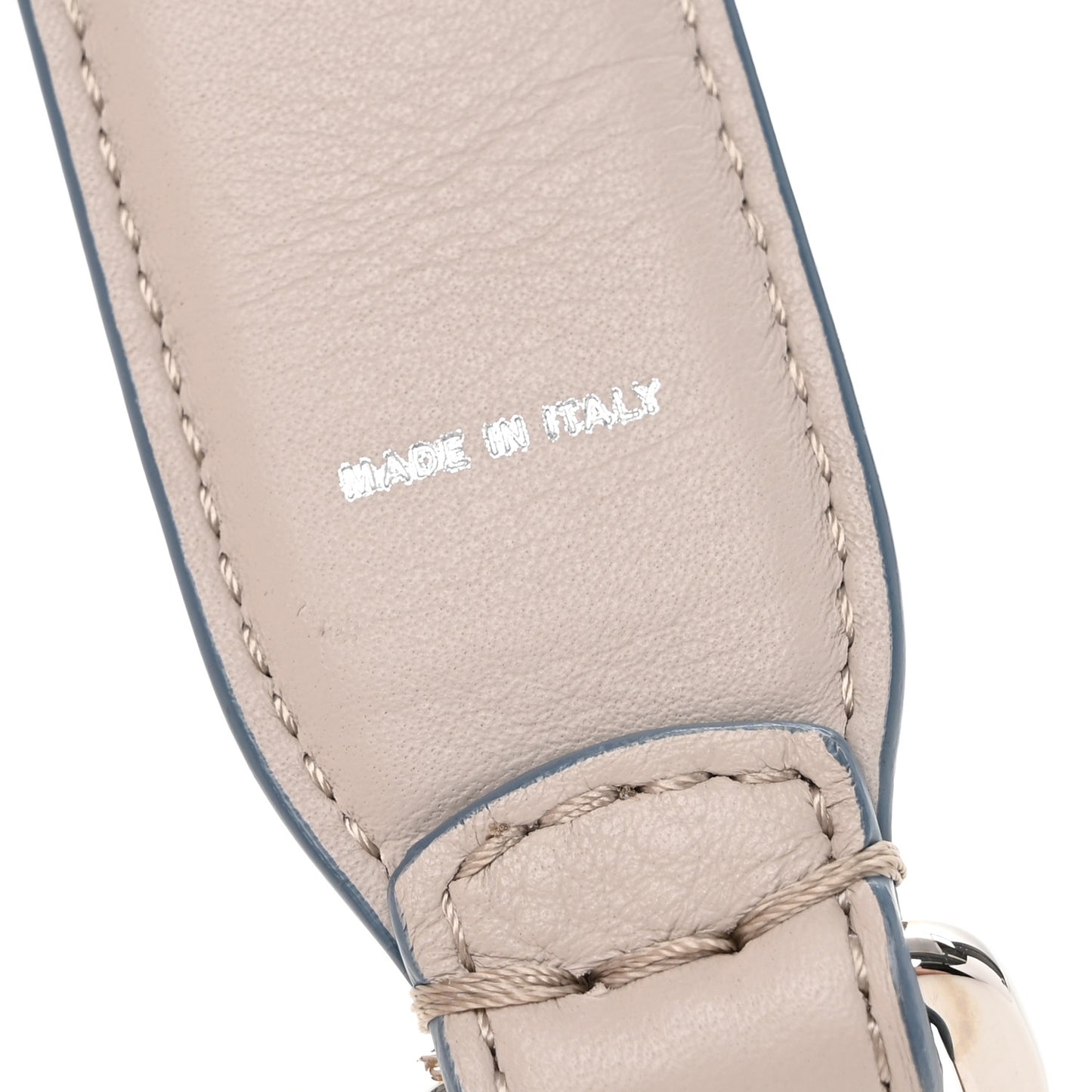 Vitello Dolce Plexiglass Studded Mini Strap You Grigio Polvere Multicolor