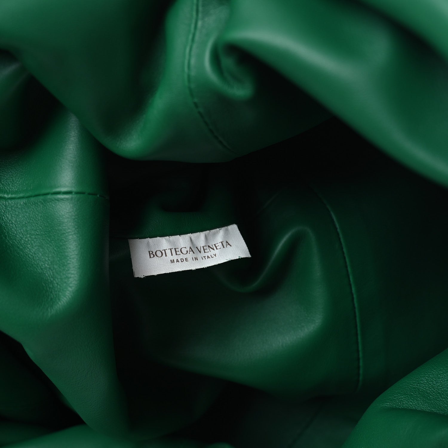 Bottega Veneta Smooth Butter Calf The Pouch Oversized Clutch Racing Green 8 of 11