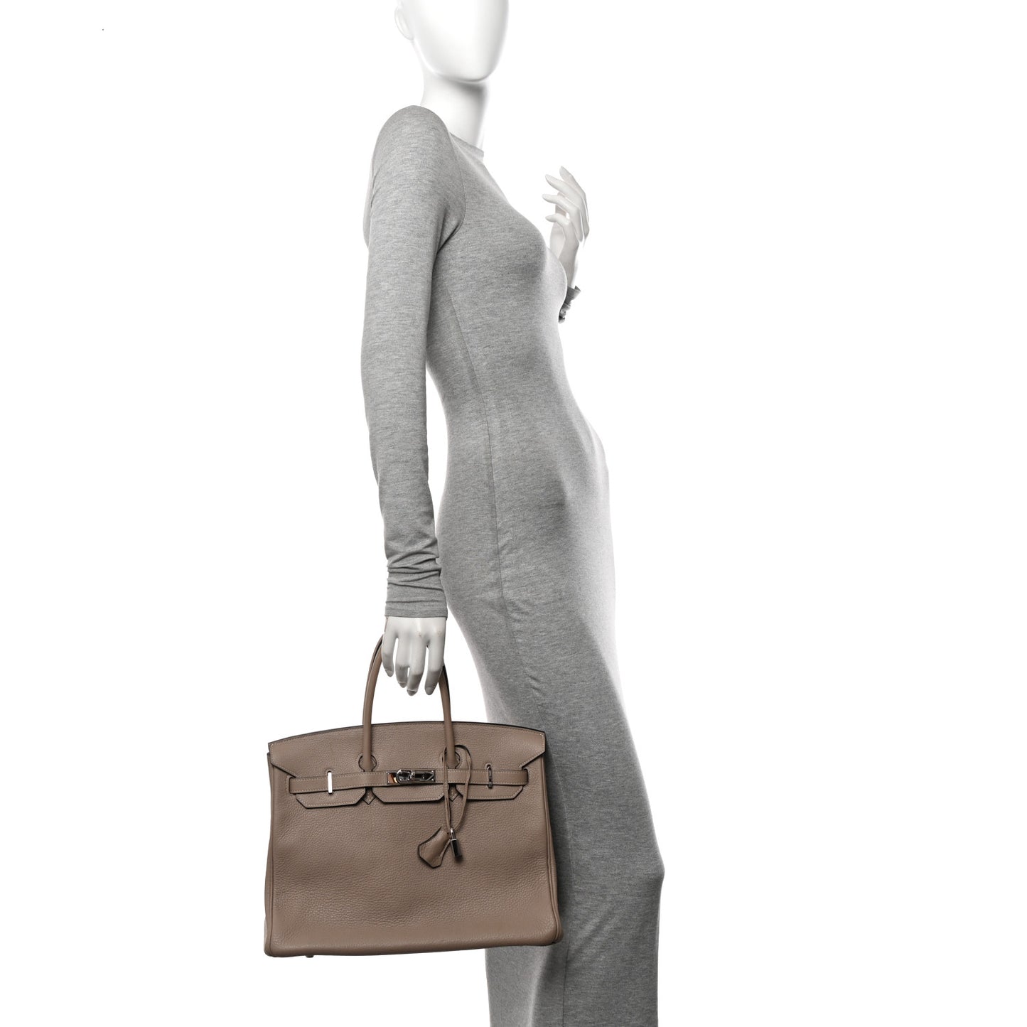 Togo Birkin 35 Gris Tourterelle