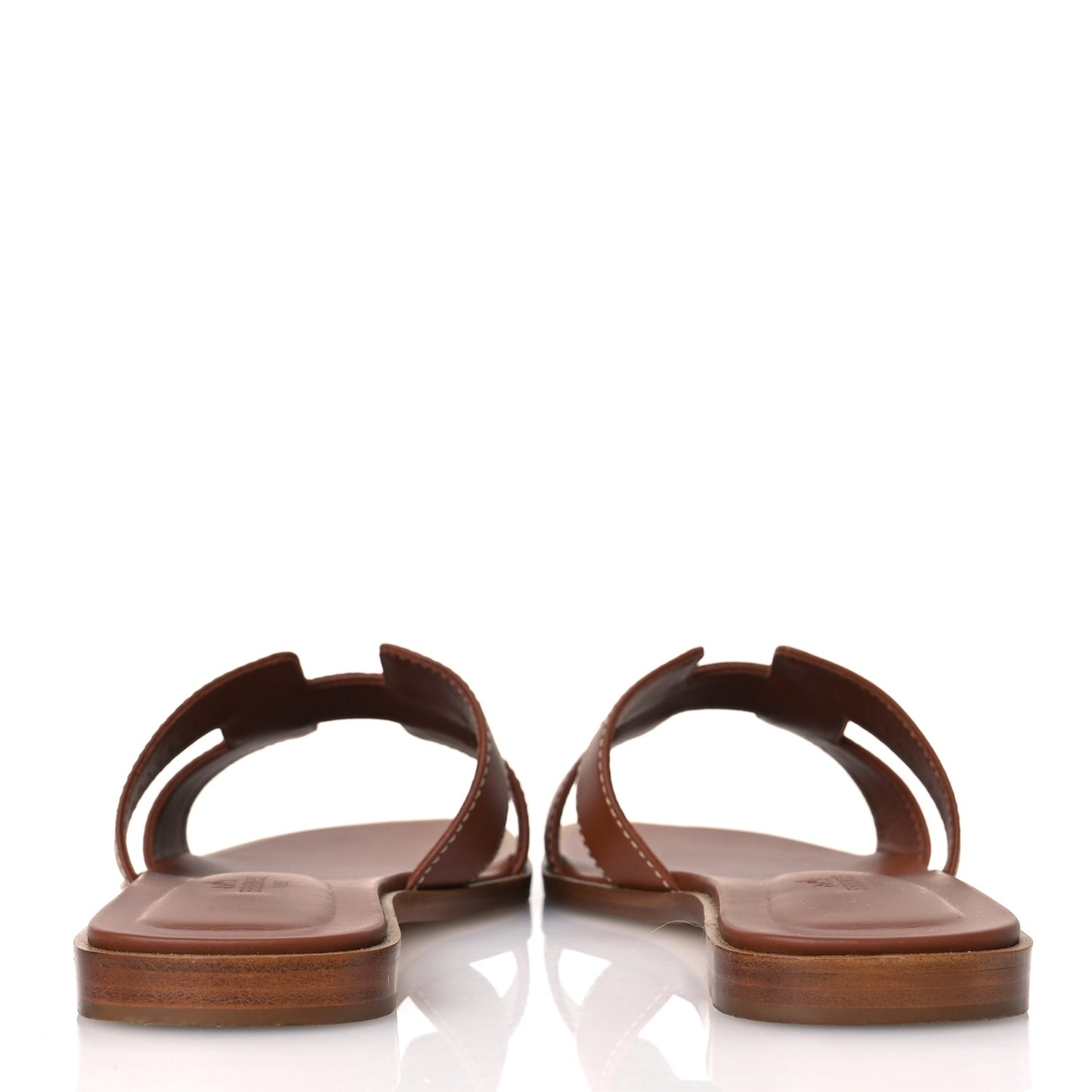 Box Calfskin Oran Sandals 36.5 Gold