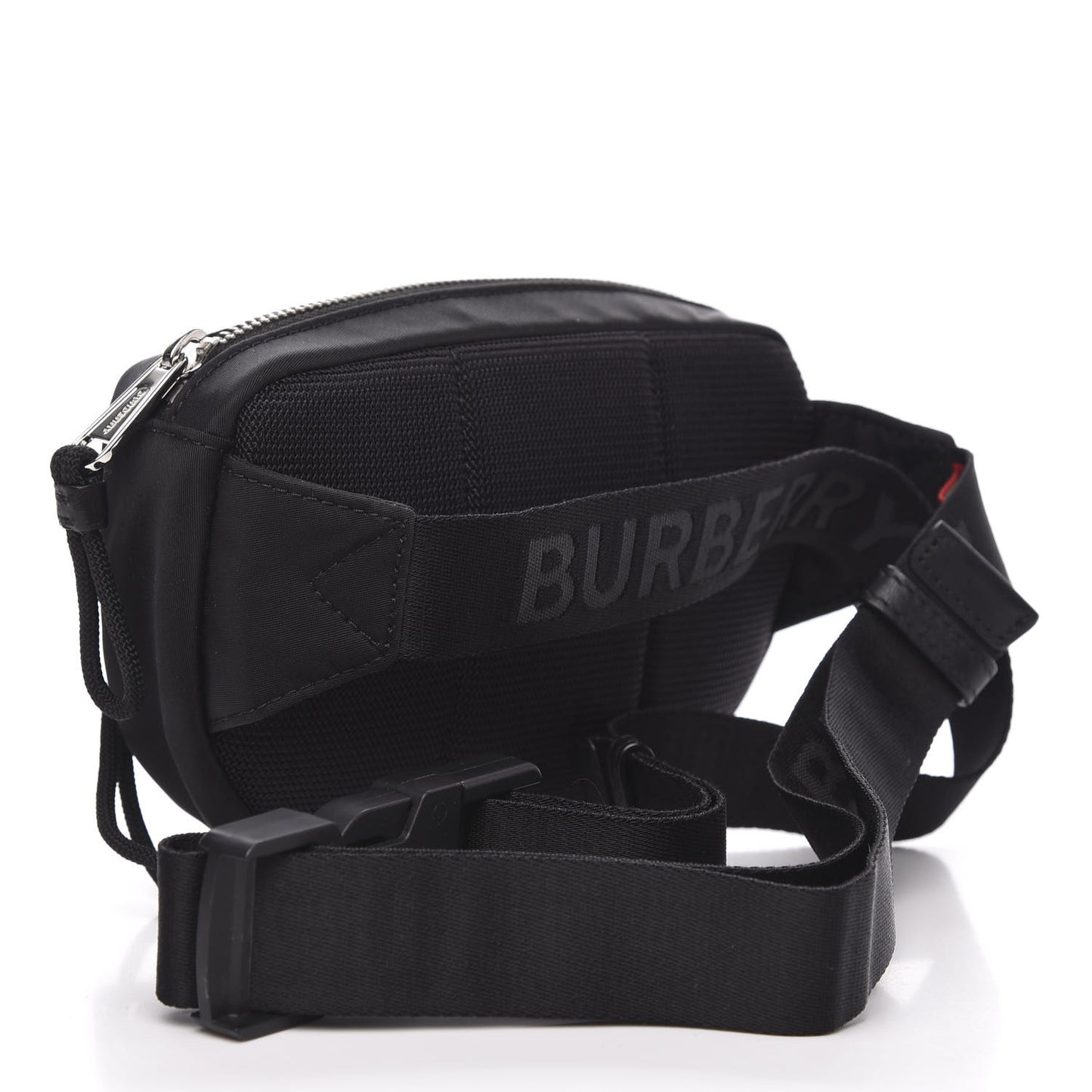 Econyl Logo Print Small Cannon Bum Bag Black