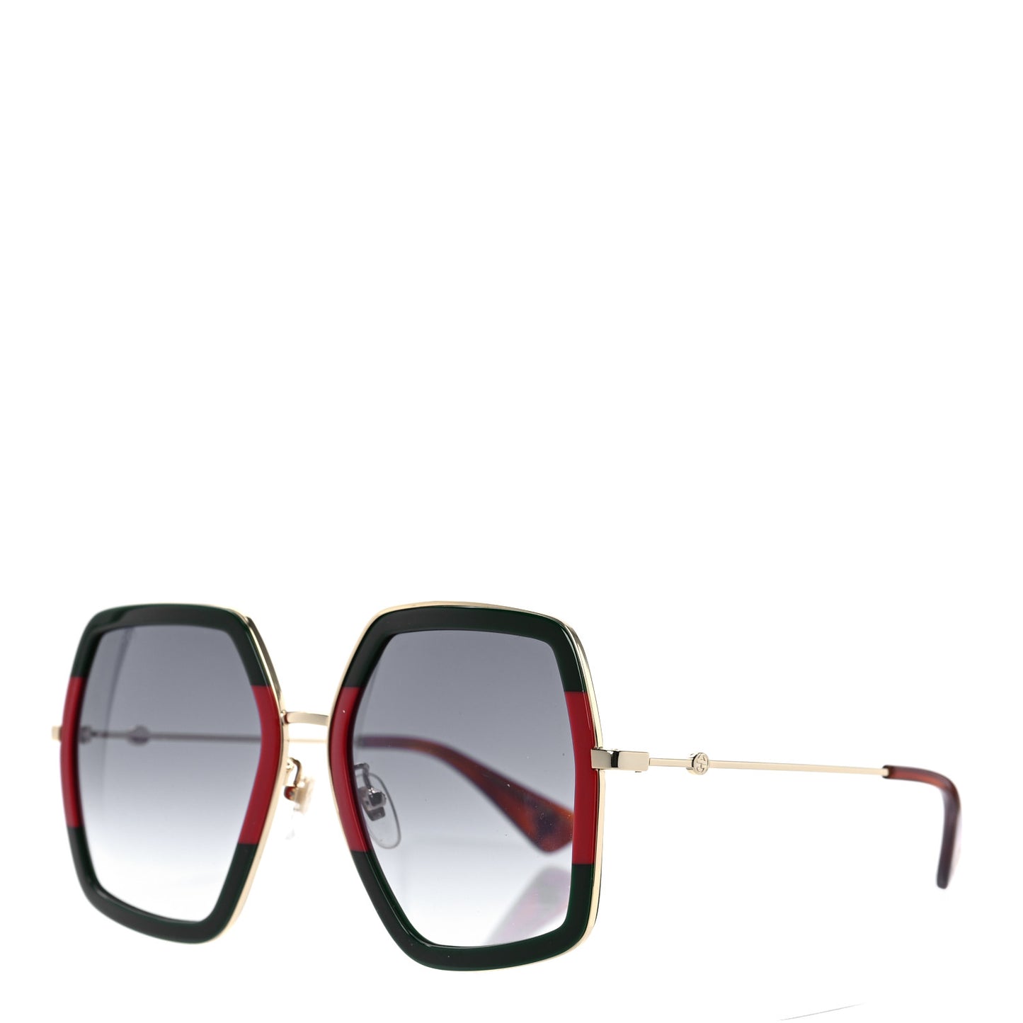 Square Frame Web GG0106S Sunglasses Tortoise