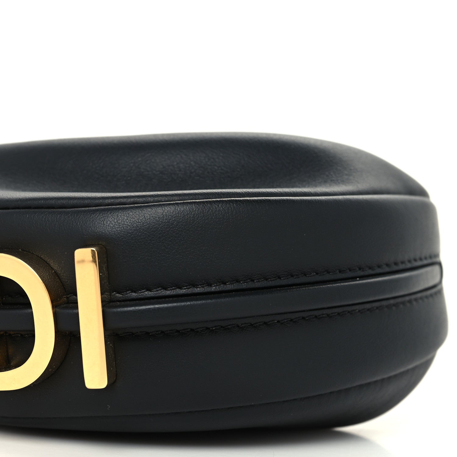 Fendi Vitello Grace Matte Nano Fendigraphy Hobo Charm Black 10 of 10