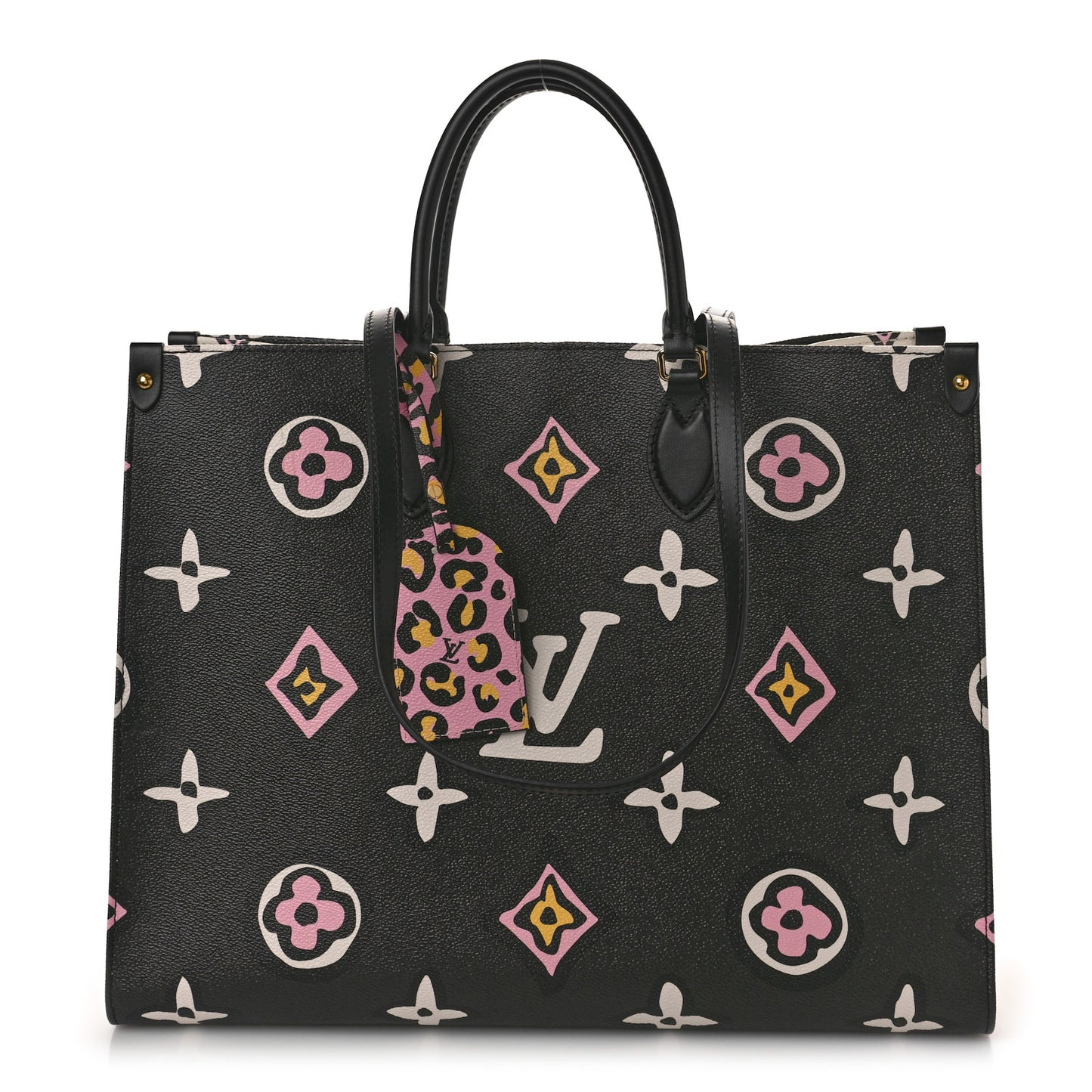 Monogram Giant Wild At Heart Onthego GM Black