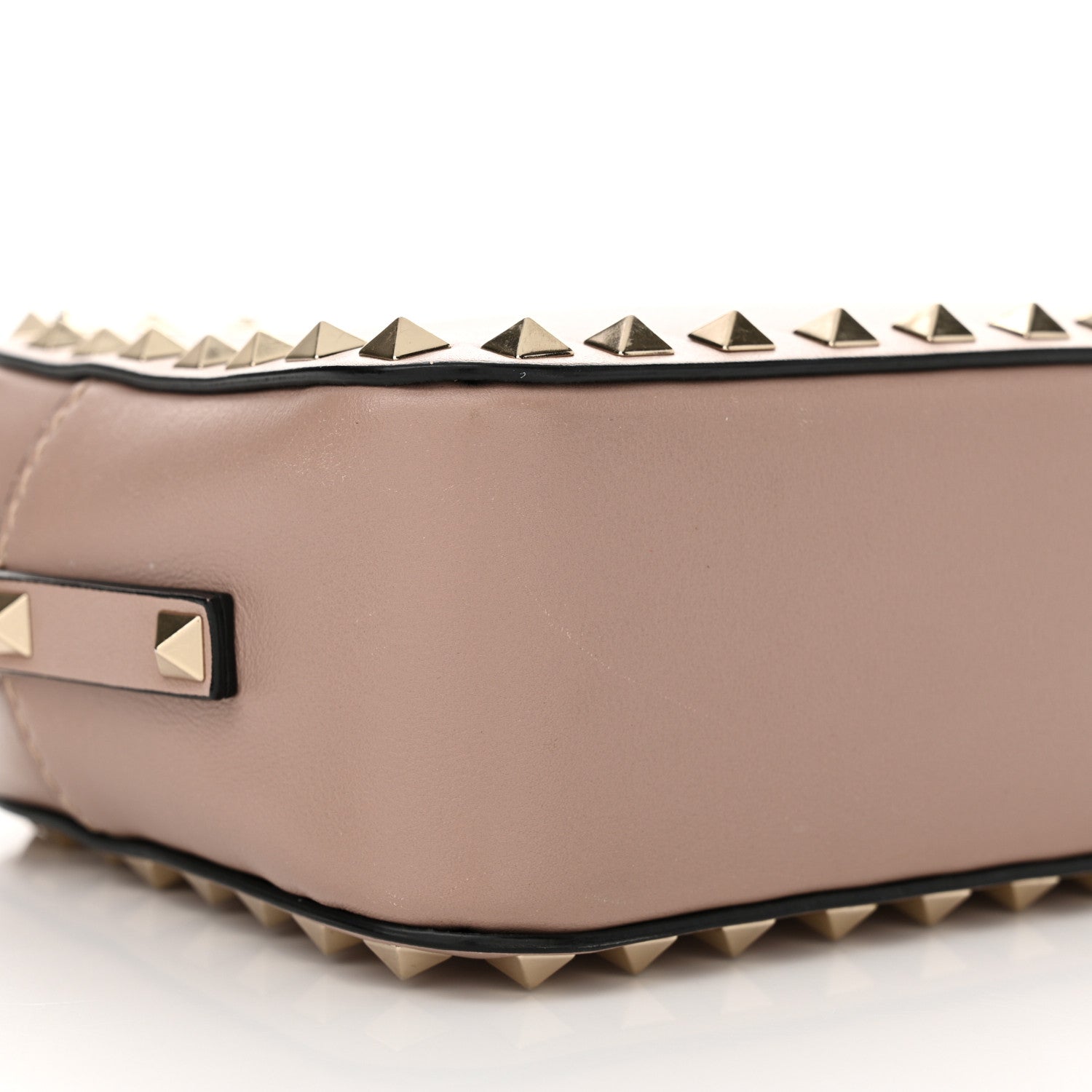 Valentino Garavani Calfskin Rockstud Camera Crossbody Bag Poudre 8 of 11