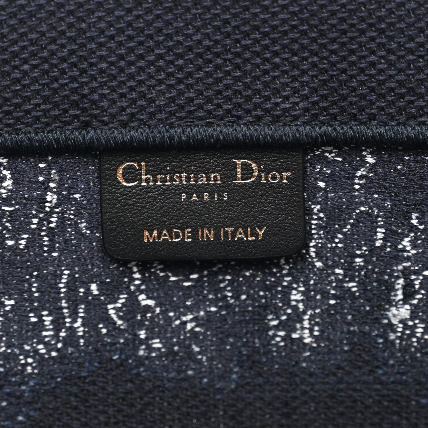 Christian Dior Canvas Embroidered Tie Dye Book Tote Blue Multicolor 6 of 12