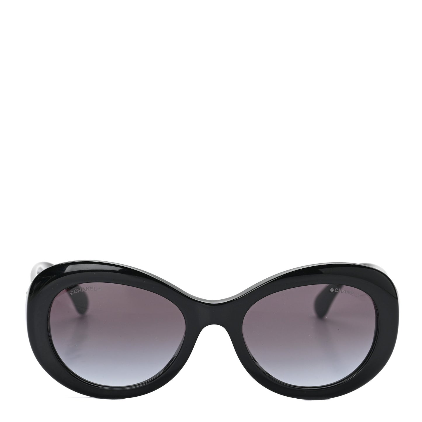 Acetate Polarized Oval CC Sunglasses 5469-B-A