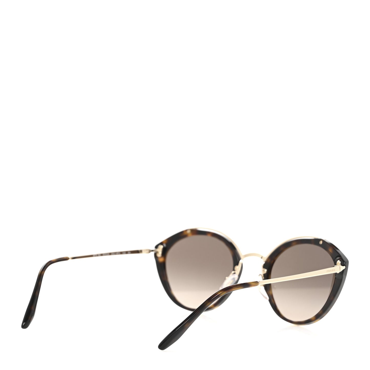Acetate Round Sunglasses SPR 18U Tortoise