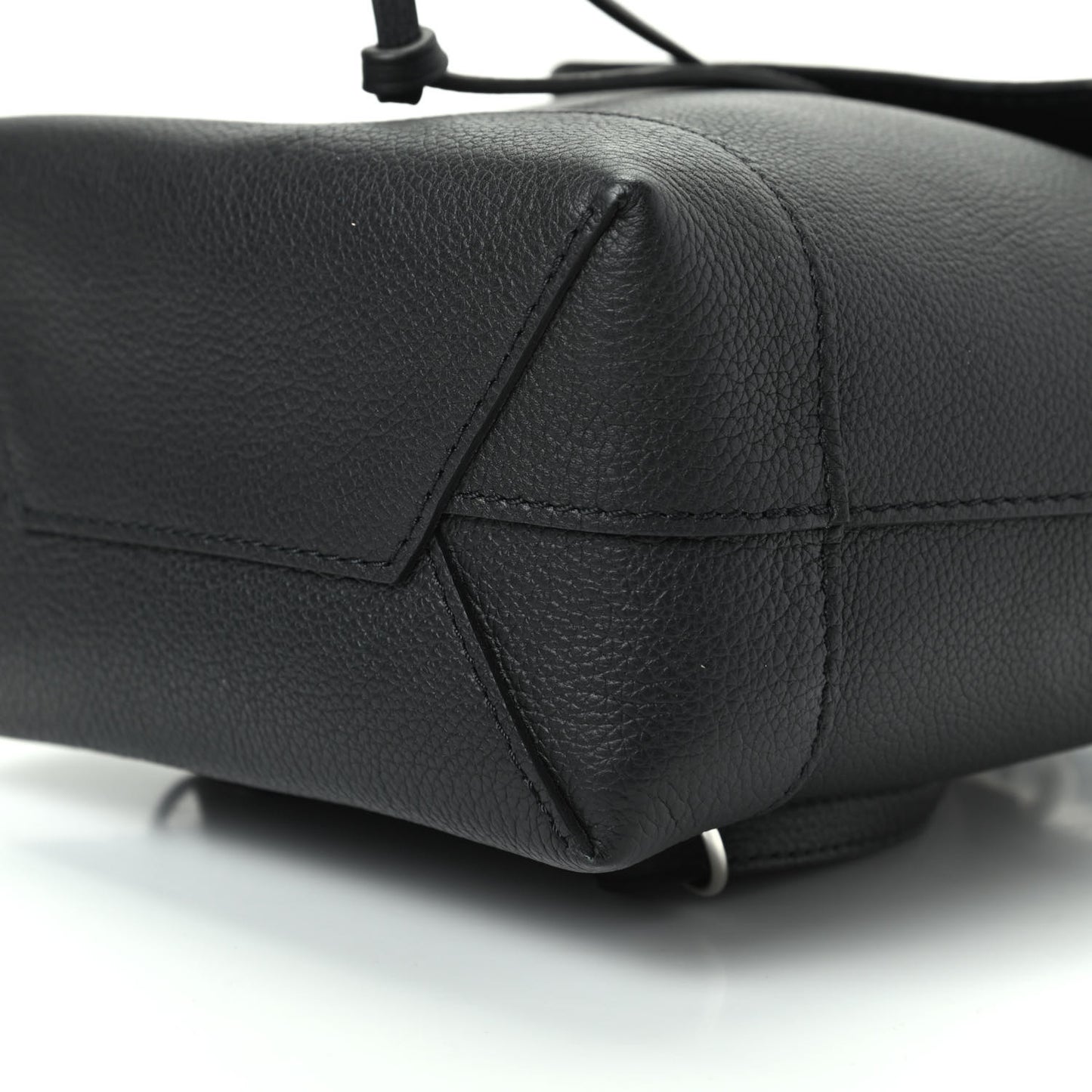 Calfskin Lockme Mini Backpack Black