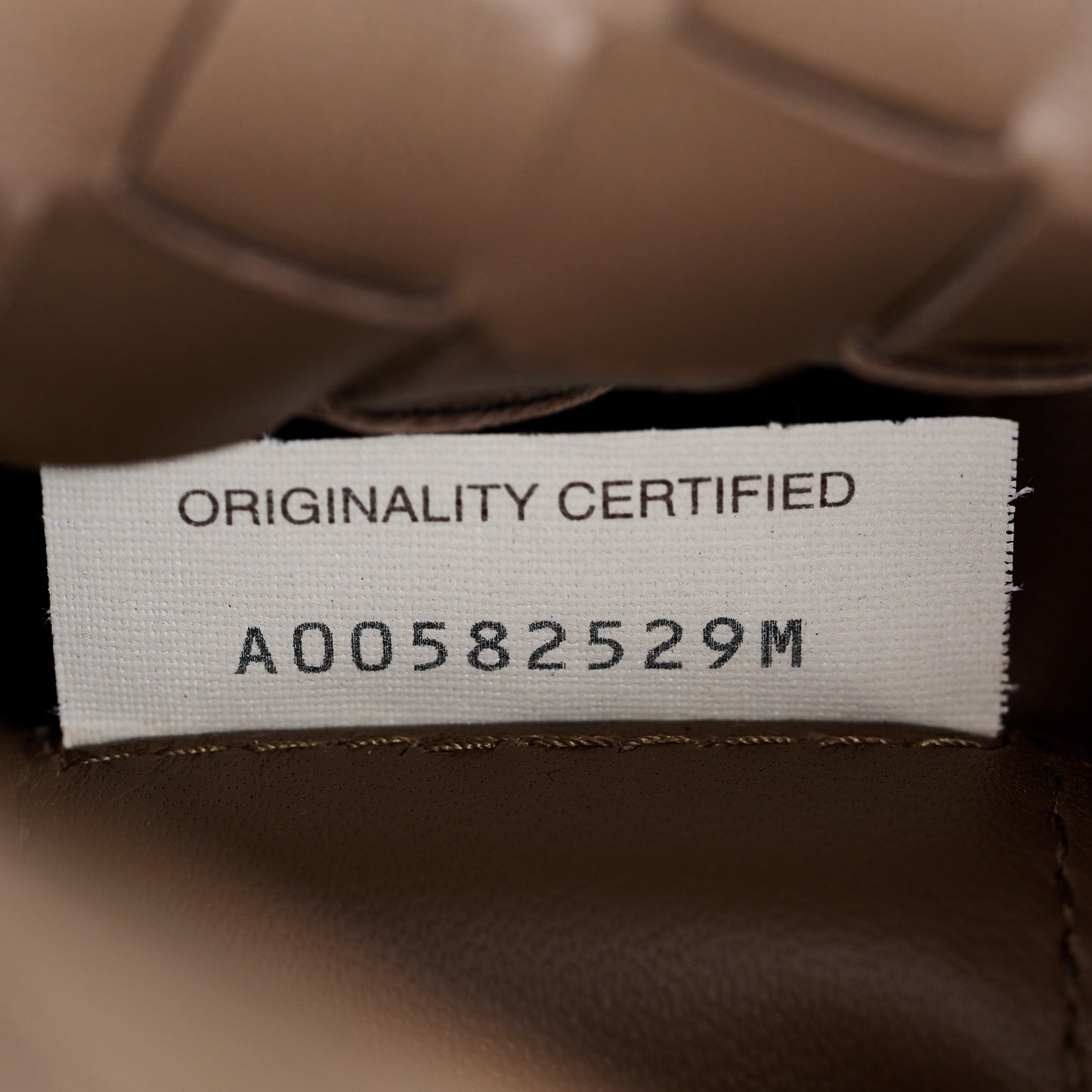 Nappa Intrecciato Medium Sardine Bag Taupe Grey