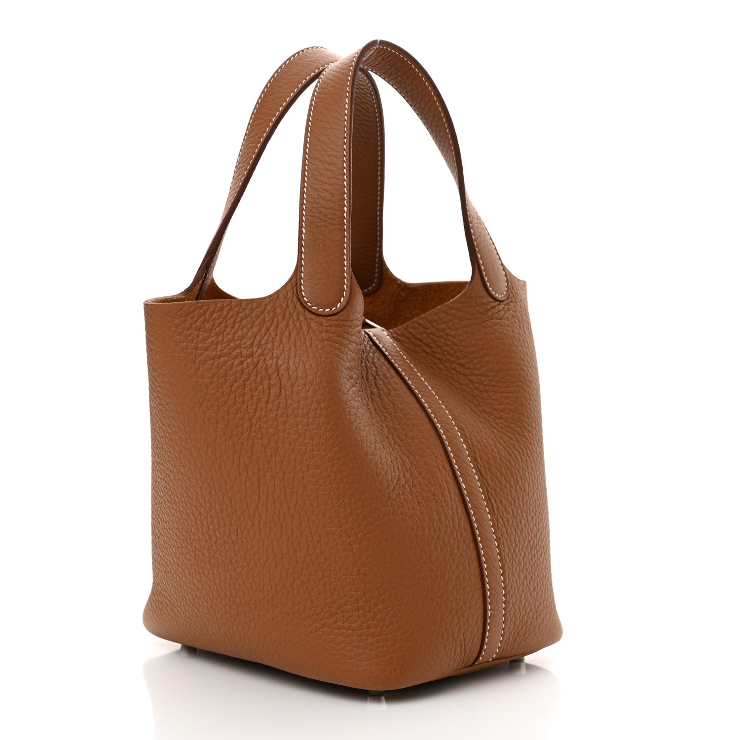 Hermes Taurillon Clemence Picotin Lock 18 PM Gold 3 of 10