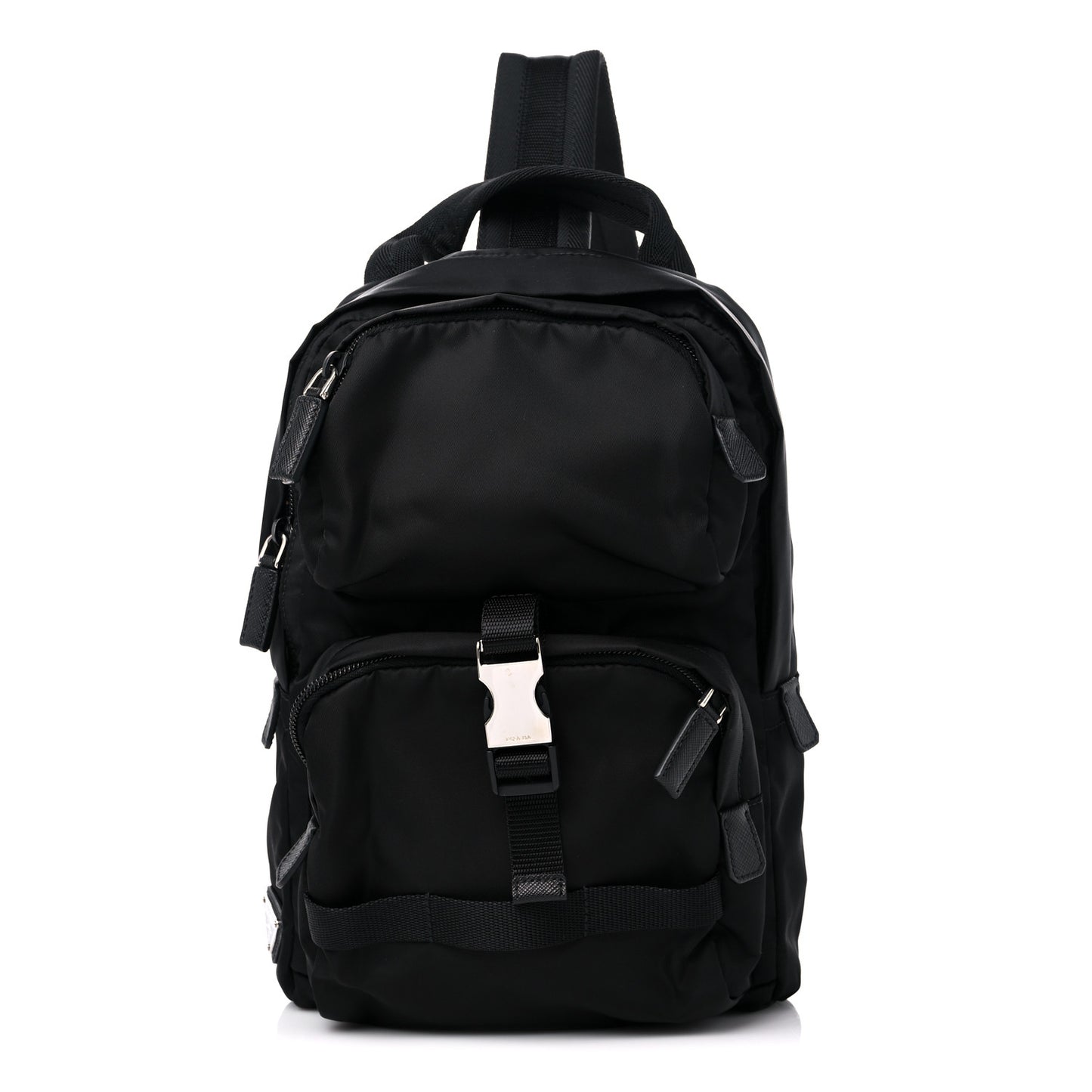 Tessuto Nylon Montagna Sling Backpack Black