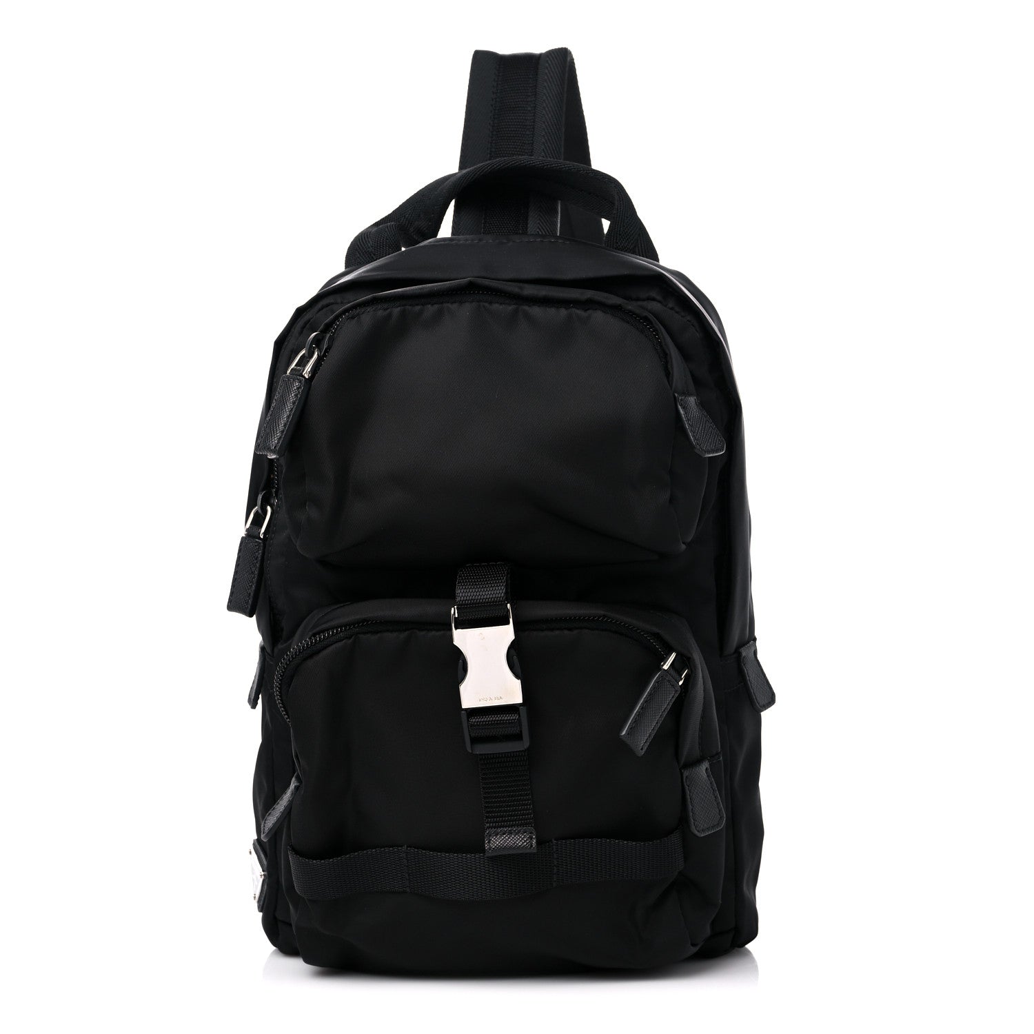 Prada Tessuto Nylon Montagna Sling Backpack Black 1 of 8