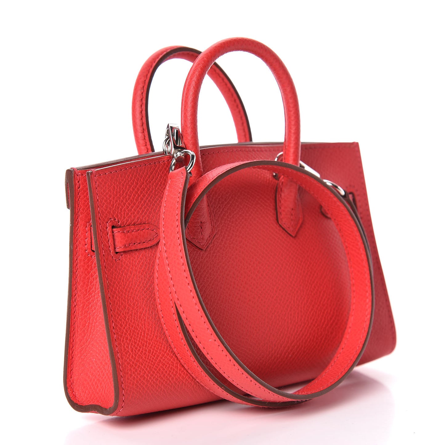Epsom Micro Birkin 15 Bougainvillea