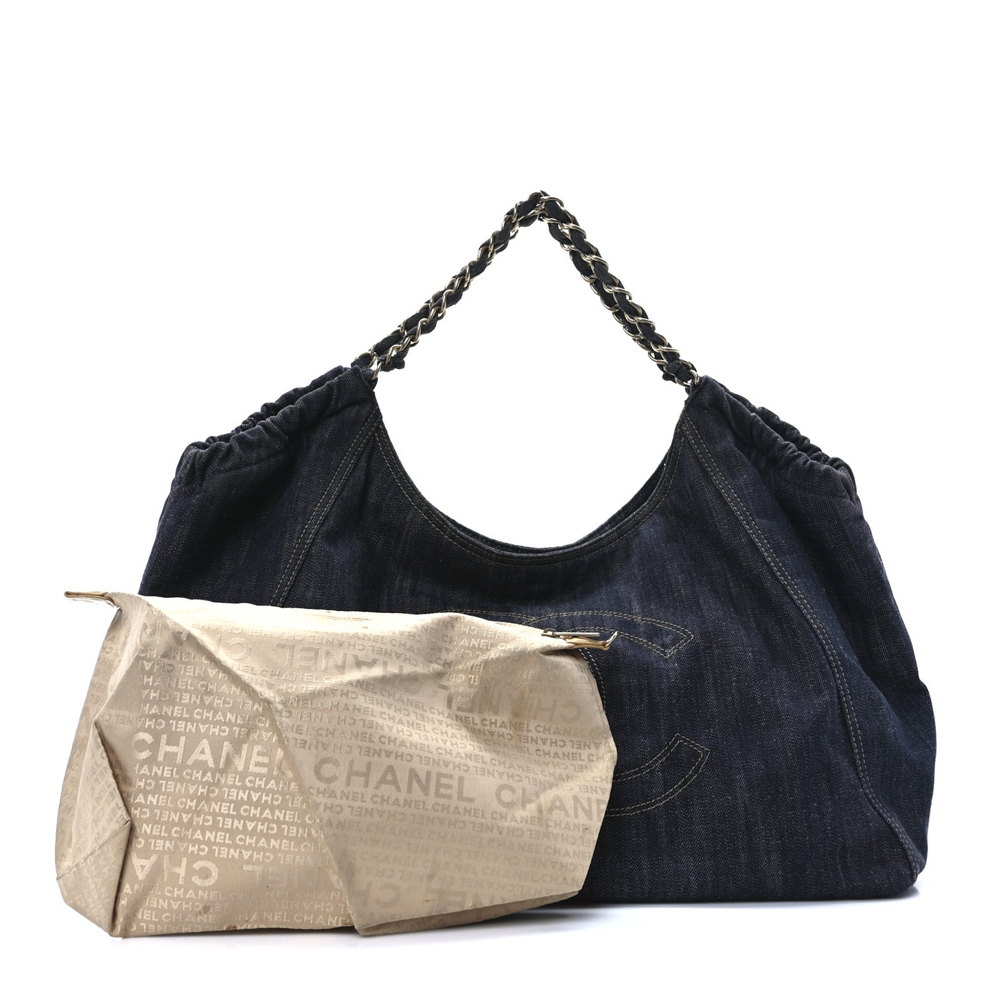 Denim XL Coco Cabas Tote Blue