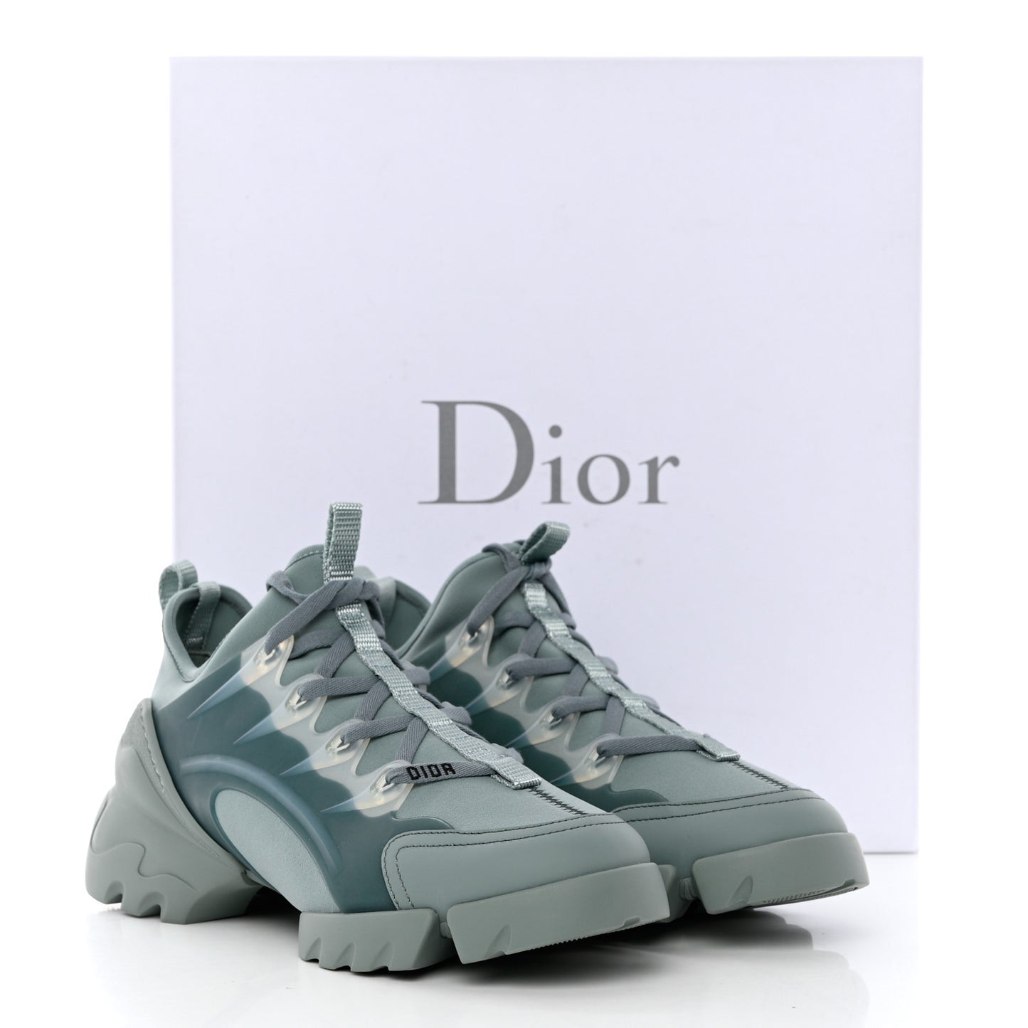 Neoprene Rubber Womens D-Connect Sneakers 36.5 Water Grey