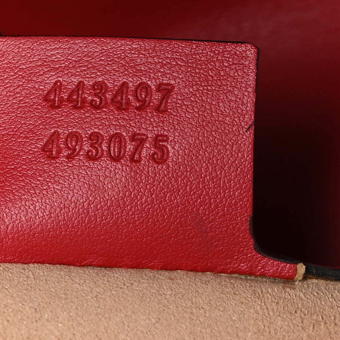 Calfskin Matelasse Small GG Marmont Shoulder Bag Hibiscus Red
