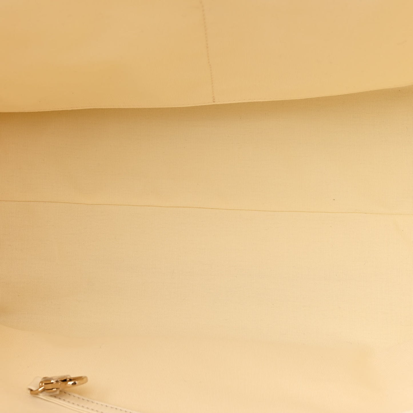 Striped Canvas Medium Deauville Tote Ecru Blue Yellow