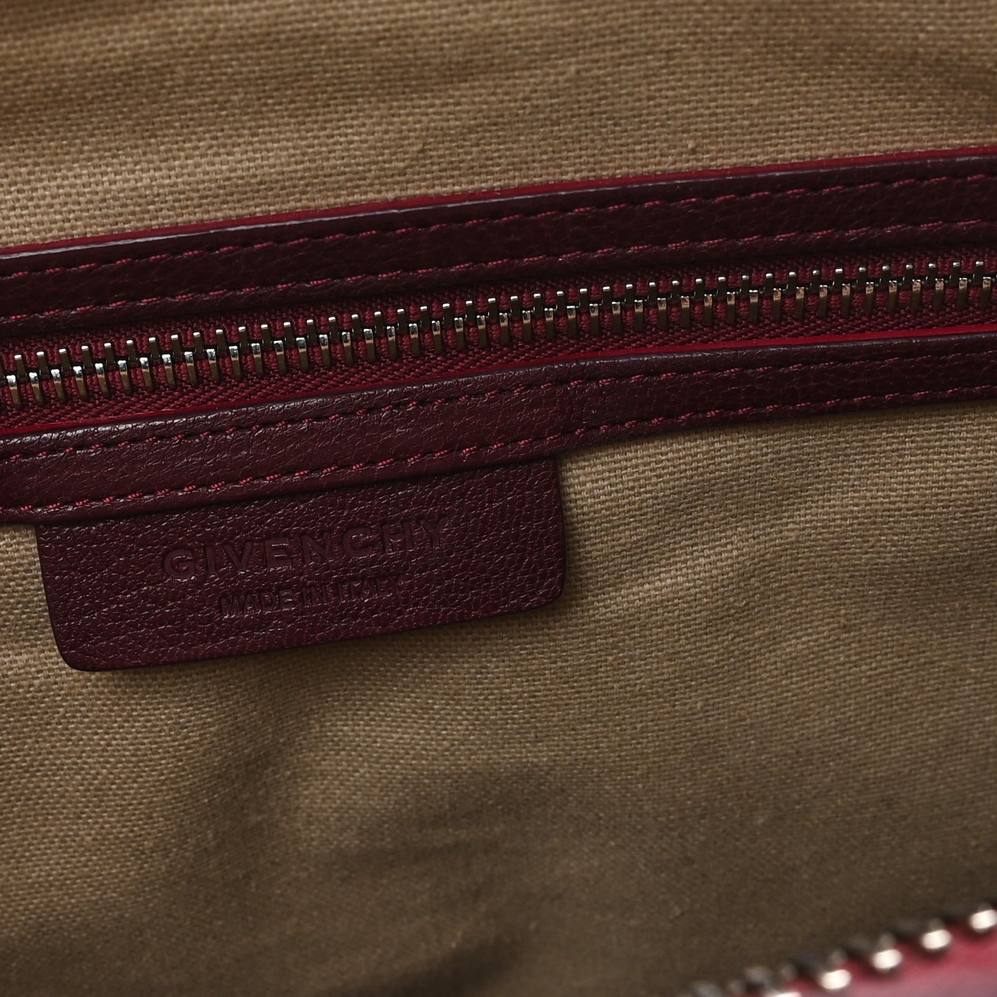 Sugar Goatskin Medium Antigona Oxblood