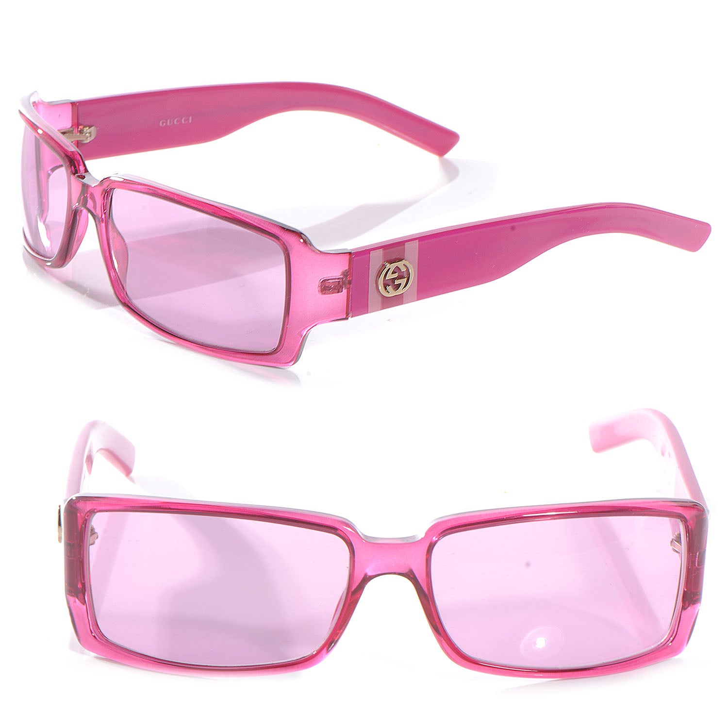 Gucci GG Sunglasses 2564S Pink 53581 – FASHIONPHILE display picture 1