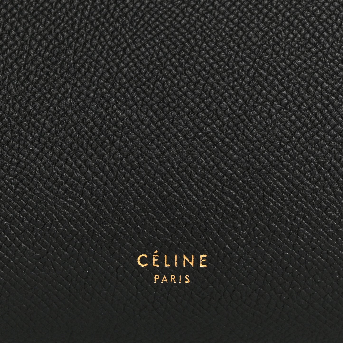 Grained Calfskin Mini Belt Bag Black