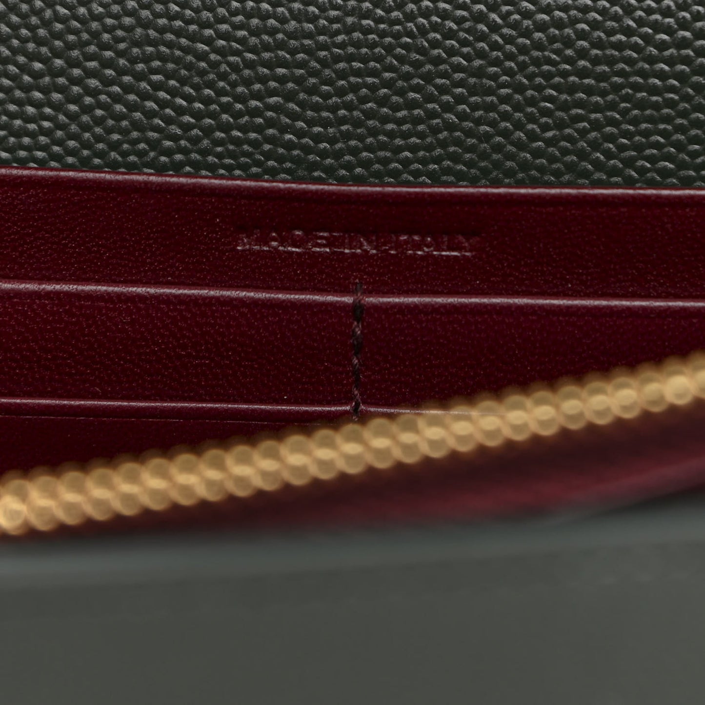 Smooth Calfskin Monogram Cassandra Clasp Bag Dark Green