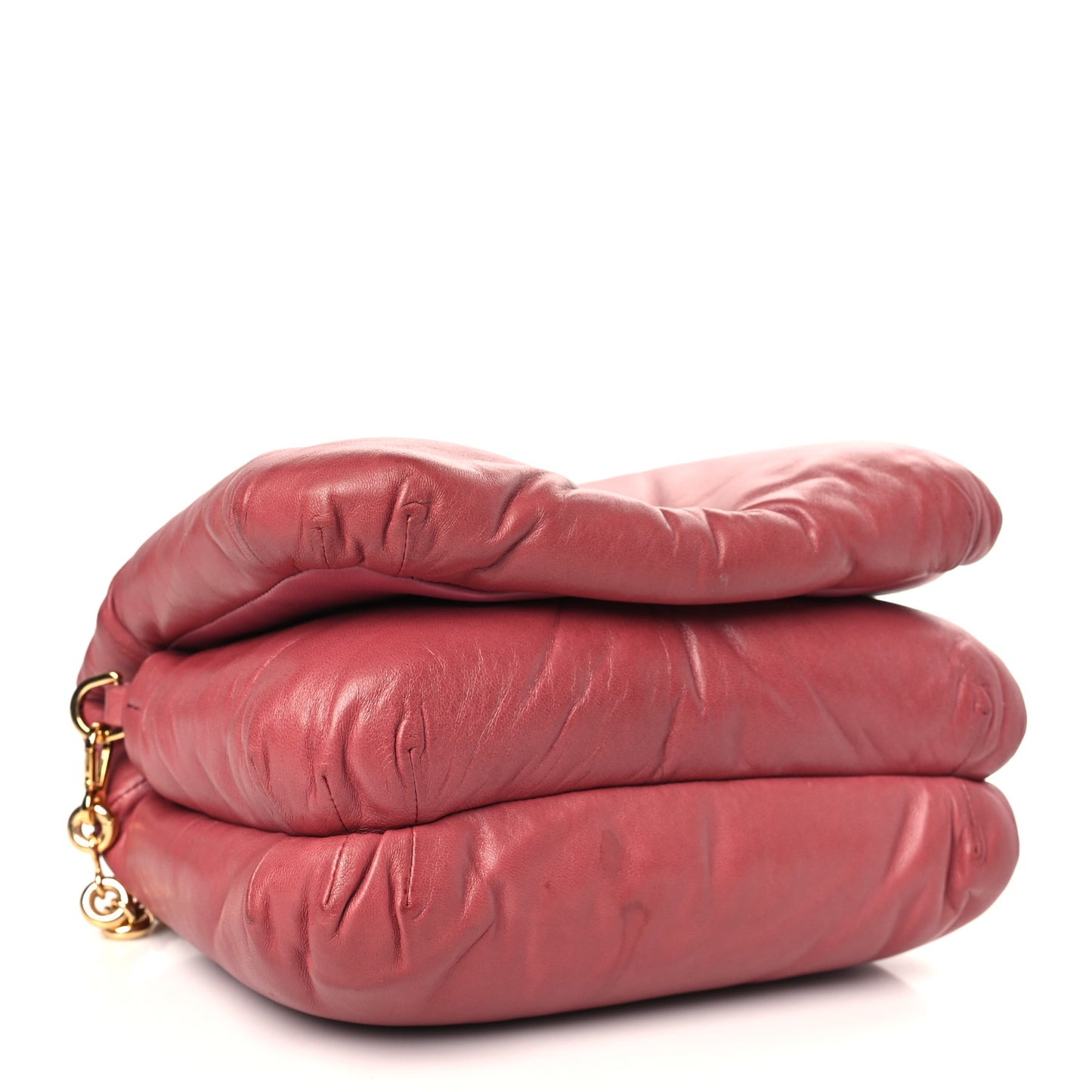 Lambskin Goya Puffer Bag Plumrose
