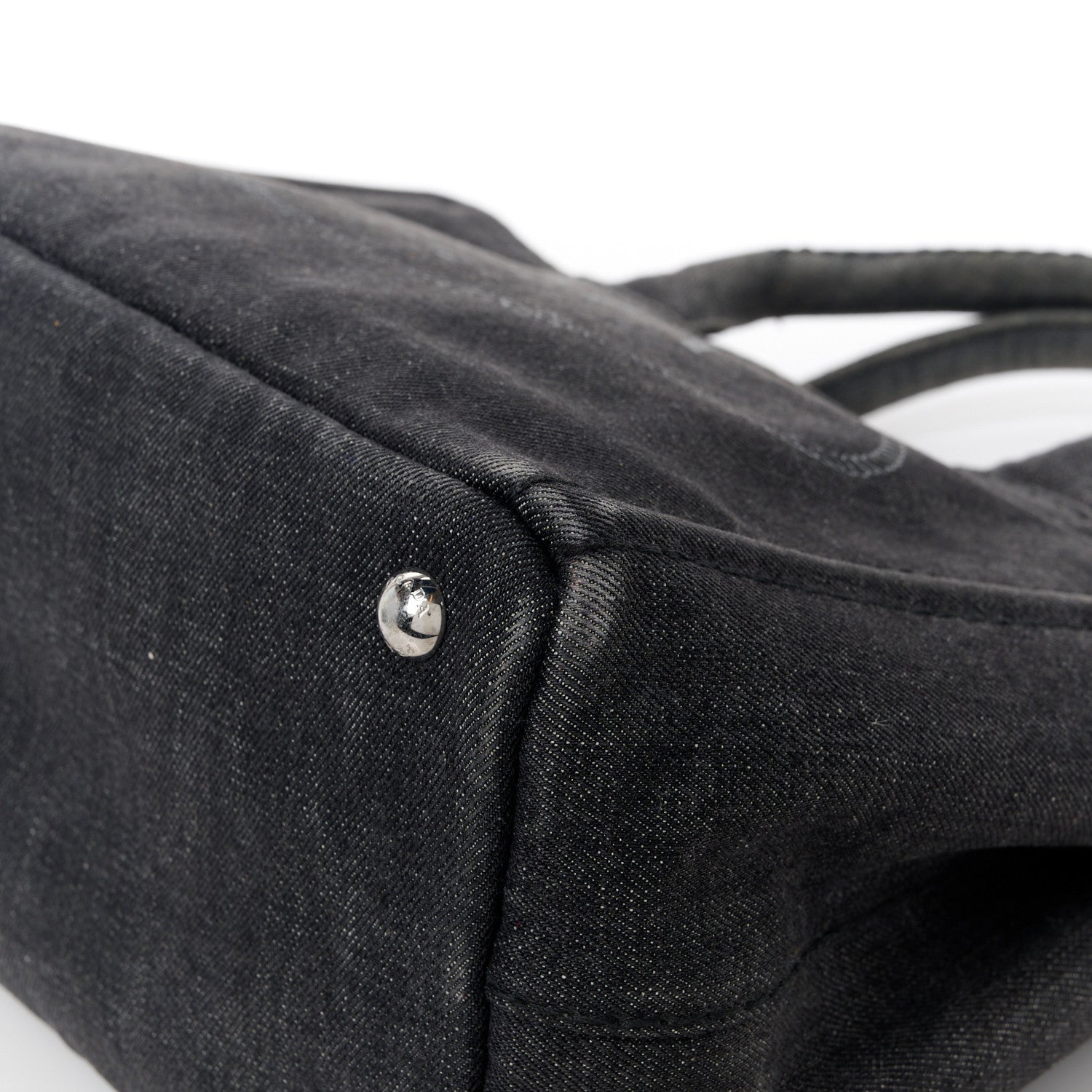 Prada Canapa Small Logo Tote Black 12 of 16