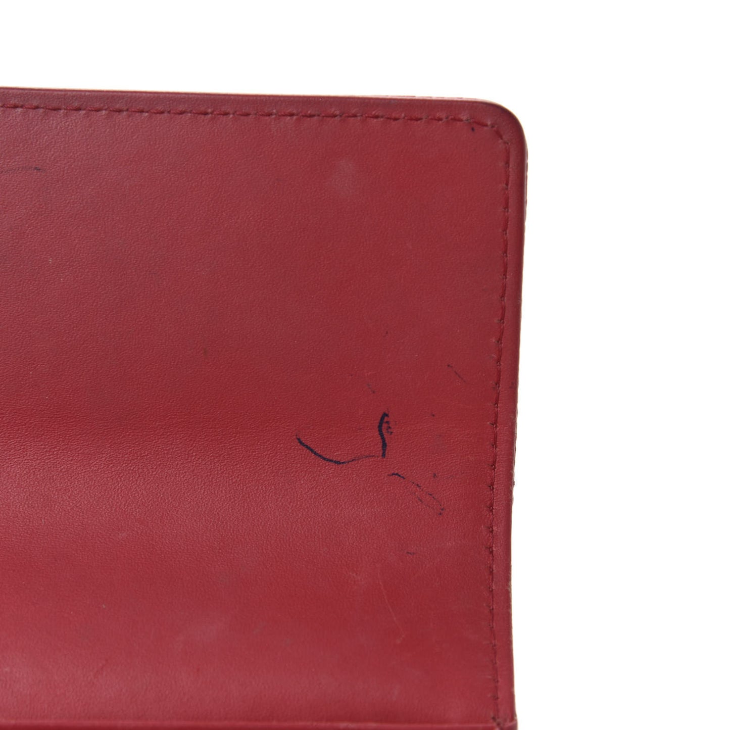 Caviar Timeless CC Large Flap Wallet Red