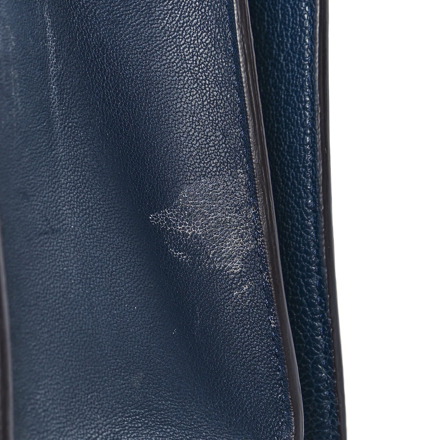 Goatskin Small GV3 Shoulder Bag Dark Blue