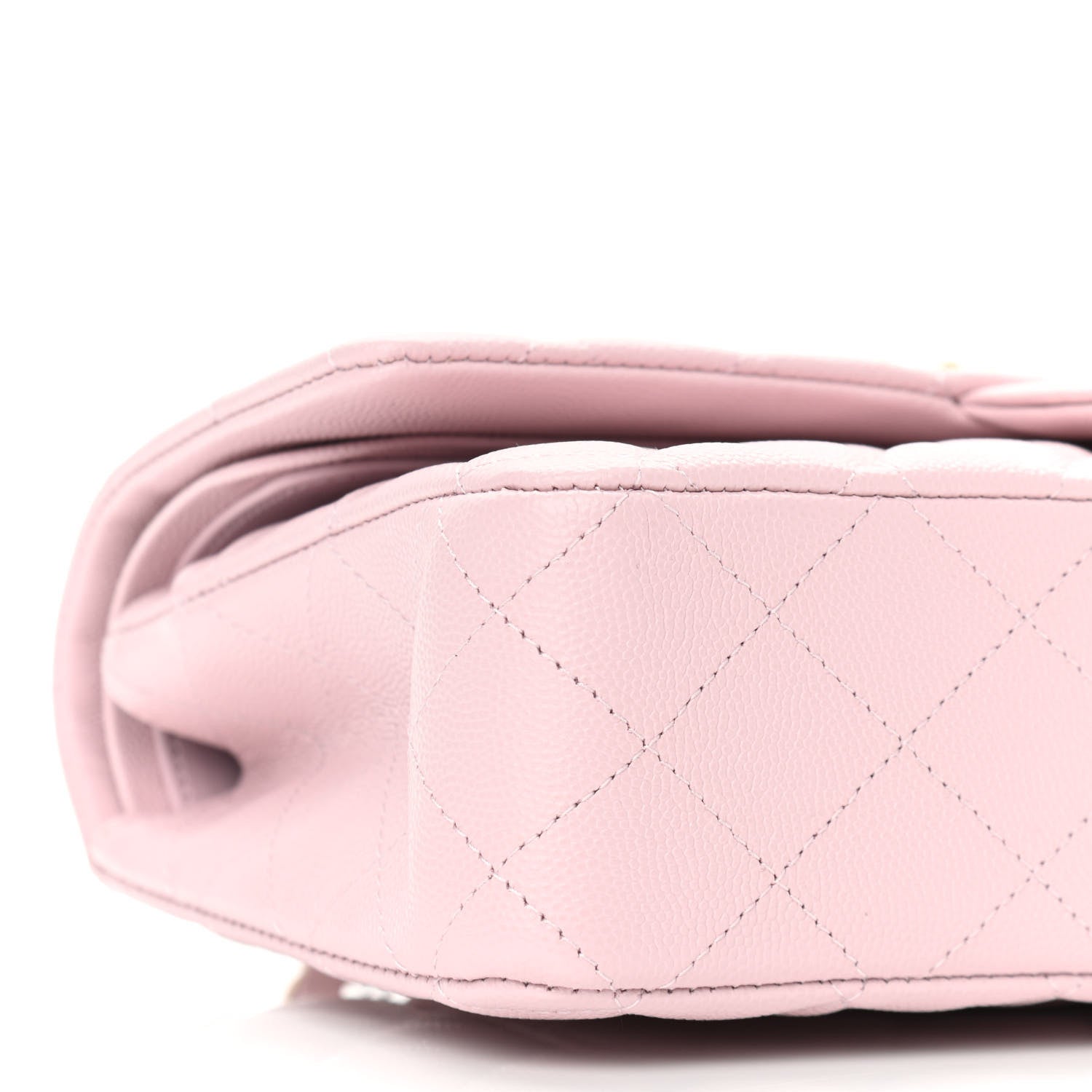 Chanel Caviar Quilted Medium Double Flap Light Pink 9 of 10